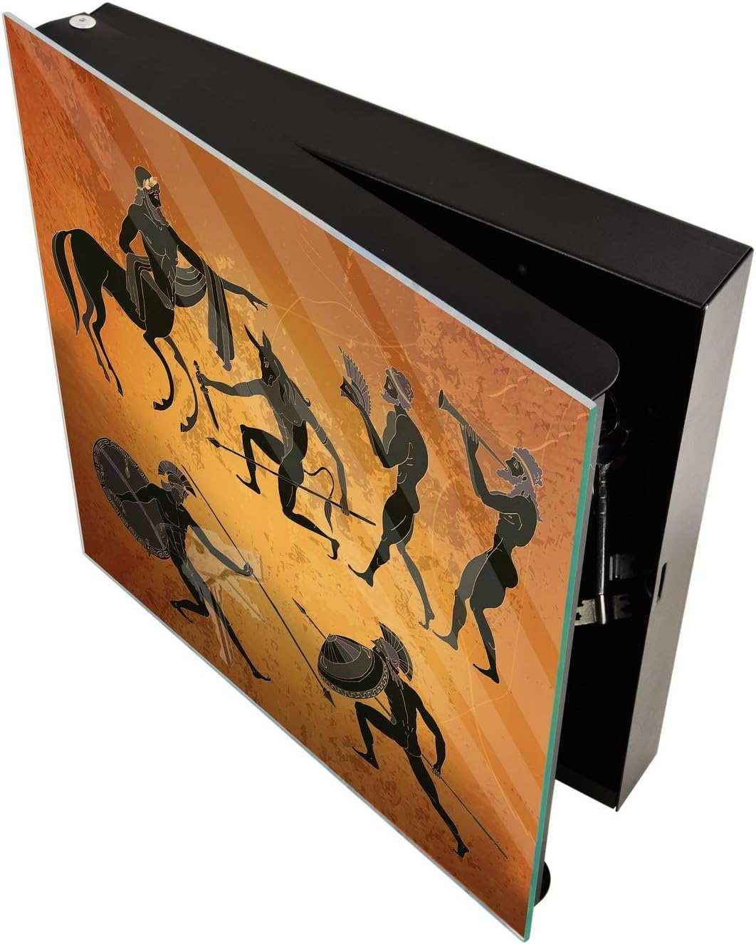 Concept Crystal Wall Mount Key Box Together with Decorative Dry Erase Board K12 Ancient Greek Mythology