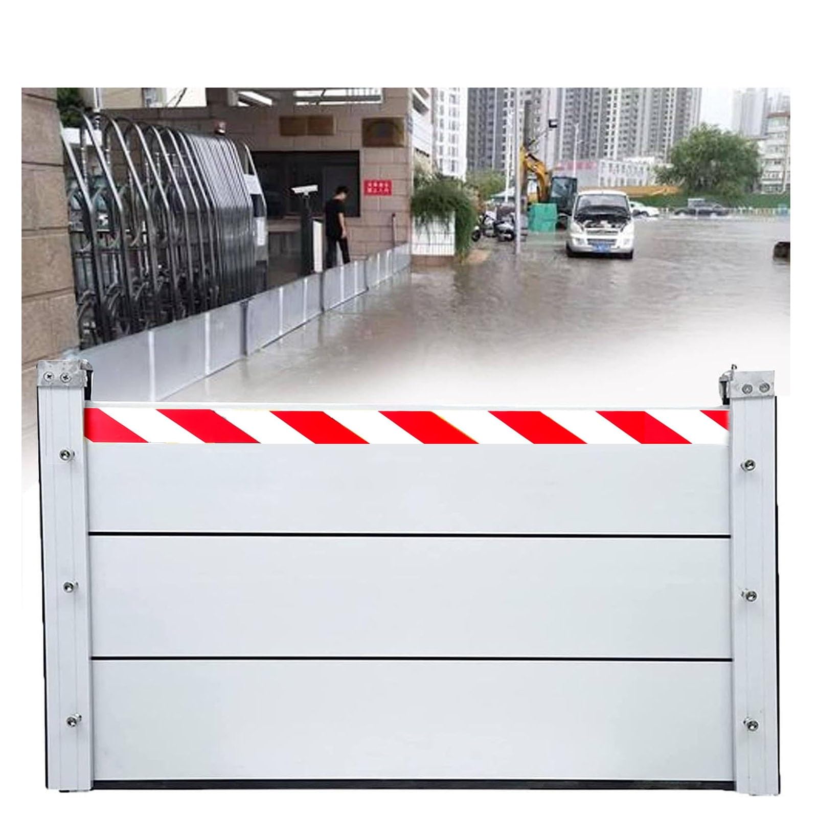 Rabat anti-inondation en aluminium robuste 60x80cm pour fermeture extérieure