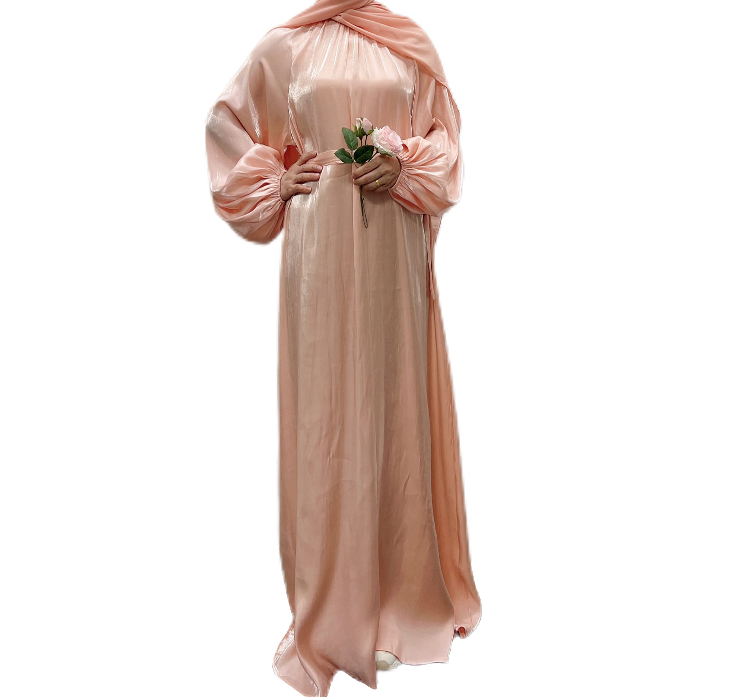 Abaya Dubaï robe de soirée musulmane chic pour le Ramadan - 8
