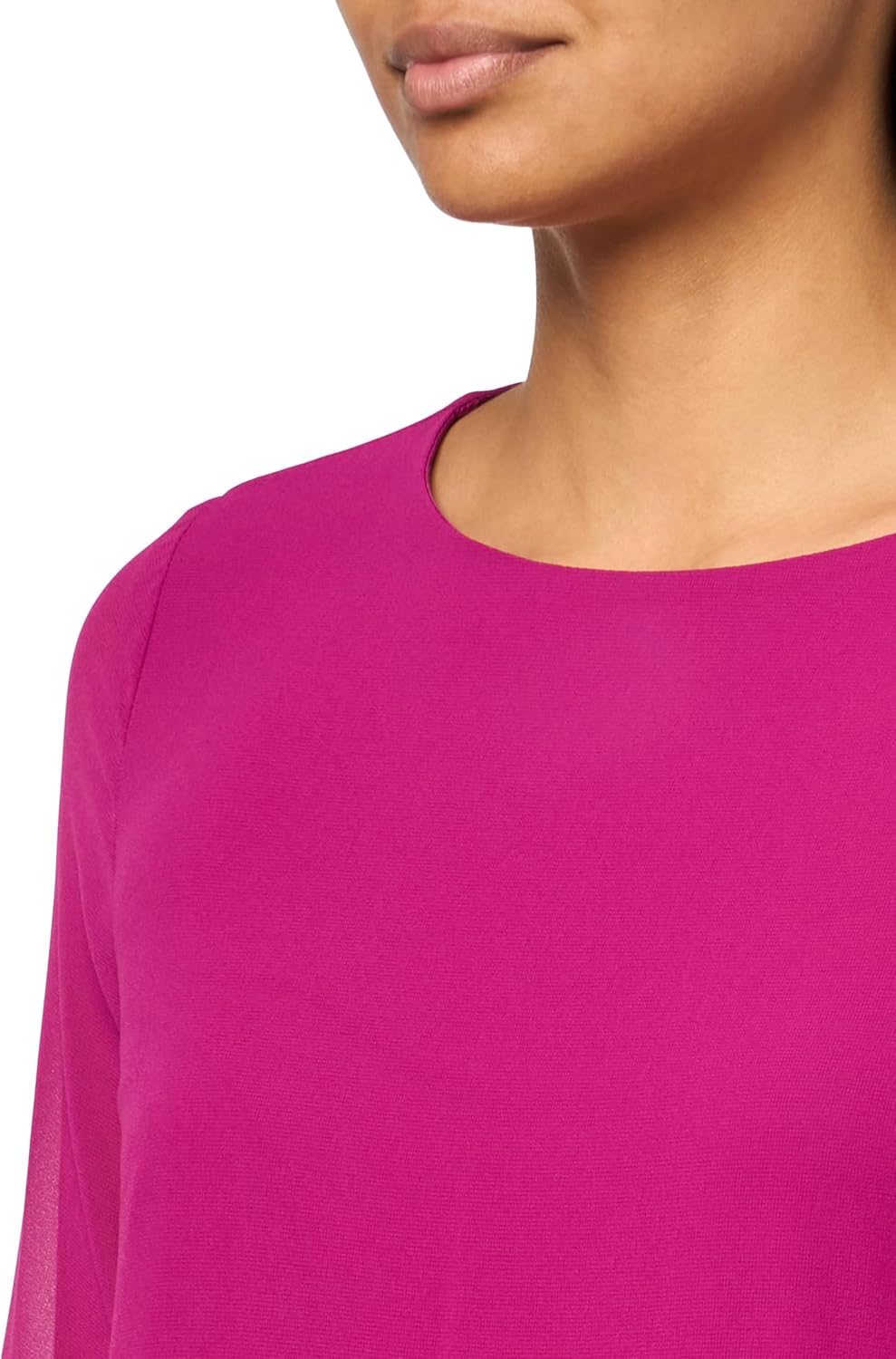 Kasper Womens Ruffle Sleeve Blouse - Image 3