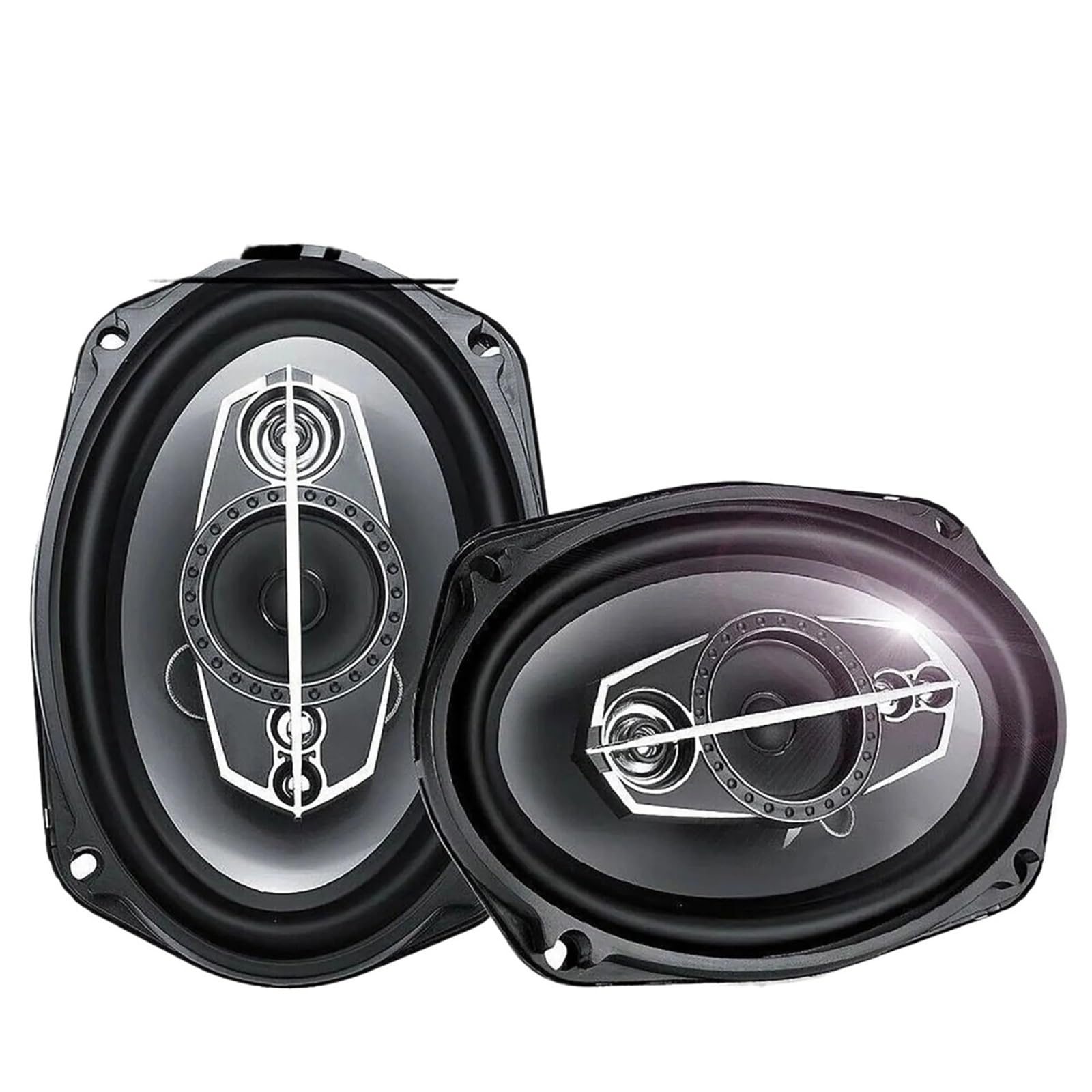 Głośnik Głośnik Wysokotonowy 6X9 cali 1000 W 5-drożny głośnik współosiowy HiFi z osłoną przeciwpyłową i kablem audio Drzwi samochodowe Auto Audio Muzyka Stereo