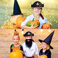 Vista 7 de ZeeDix 36 accesorios piratas para niños, incluye 12 sombreros de pirata, 12 parches de ojos y 12 espadas, decoraciones de fiesta pirata