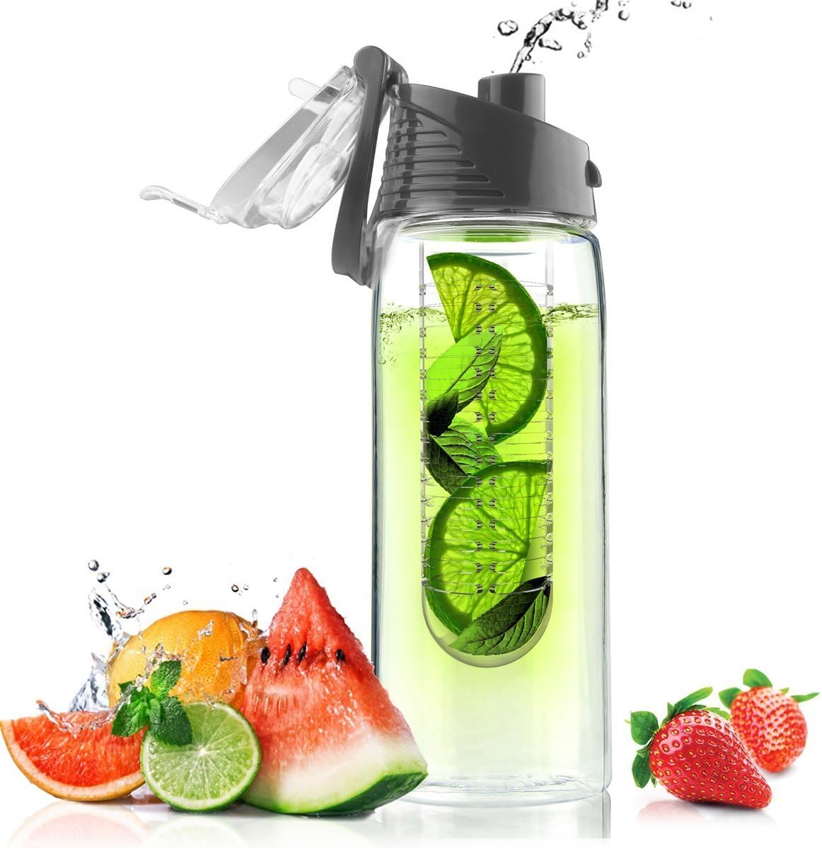 24oz. Fruit Infuser (Blue) BPA/EA FREE Tritan Water Bottle