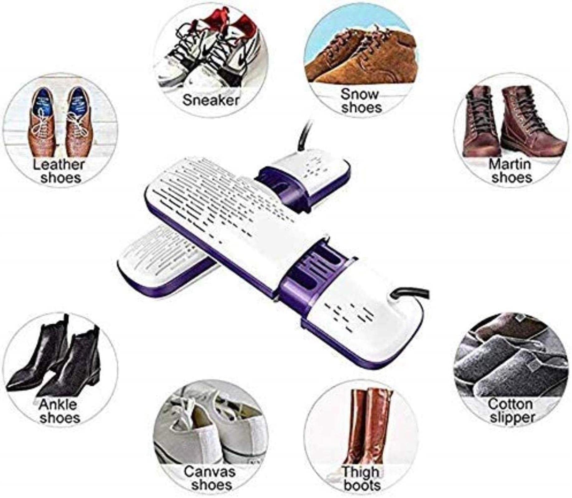 Tragbarer Schuhtrockner Elektrischer Schuhtrockner Elektrischer Antibakterieller Schuhtrockner Schuhwärmer Einziehbarer Anzug Für Alle Schuhe Deodorant Entfeuchtung Trocken Multifunktion