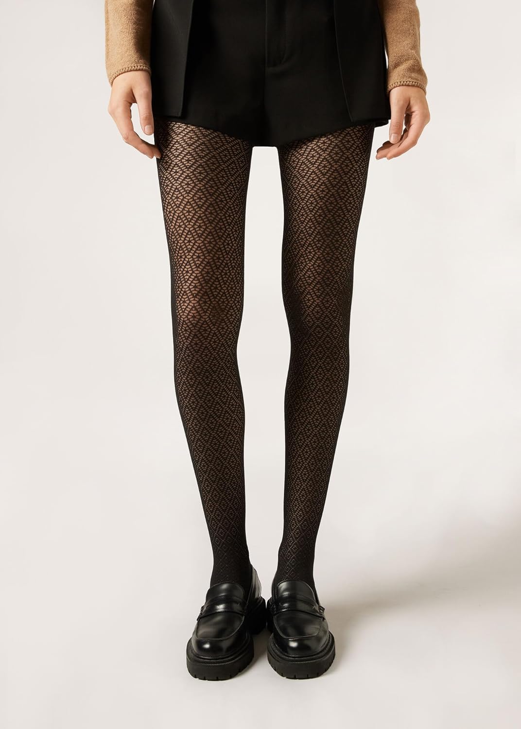 CALZEDONIA Woman's Opaque Openwork Tights - Image 3