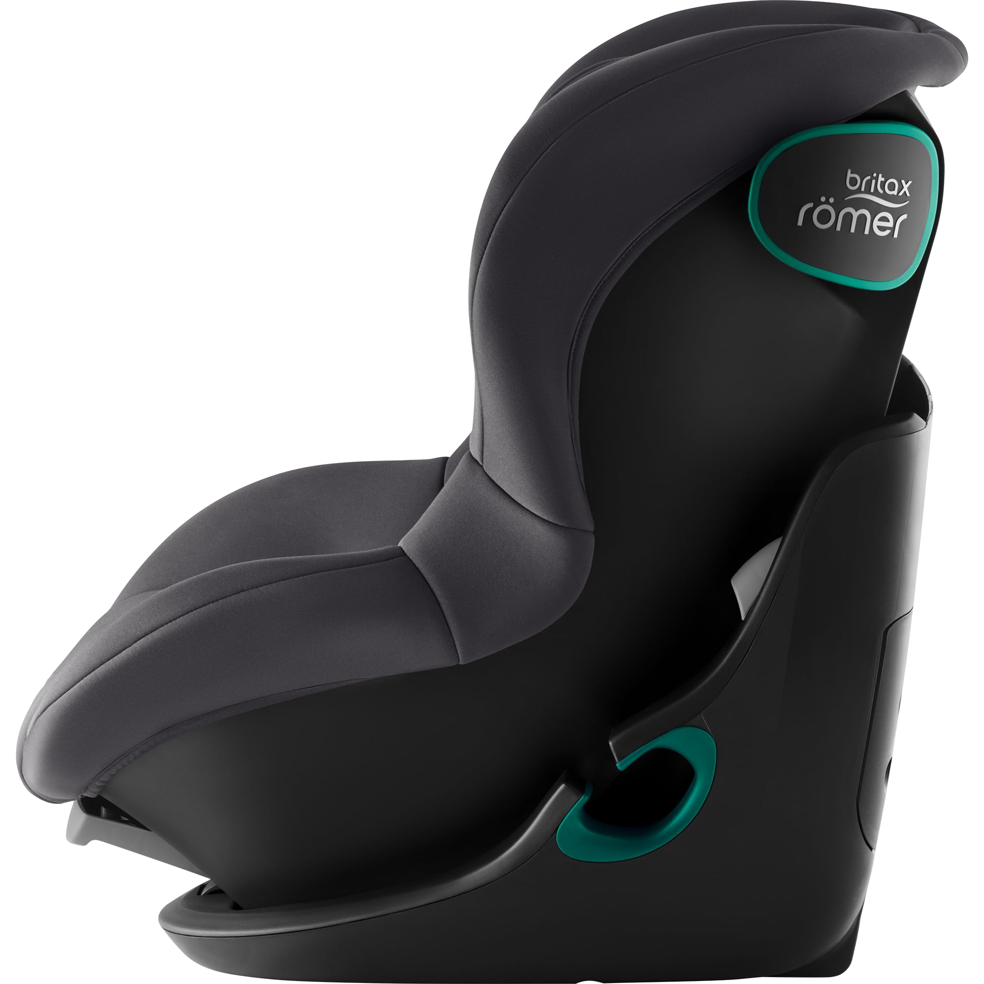 BRITAX RÖMER Kindersitz KING PRO, für Kleinkinder von 76-105 cm (i-Size) ohne ISOFIX, 15 Monate - 4 Jahre, Midnight Grey