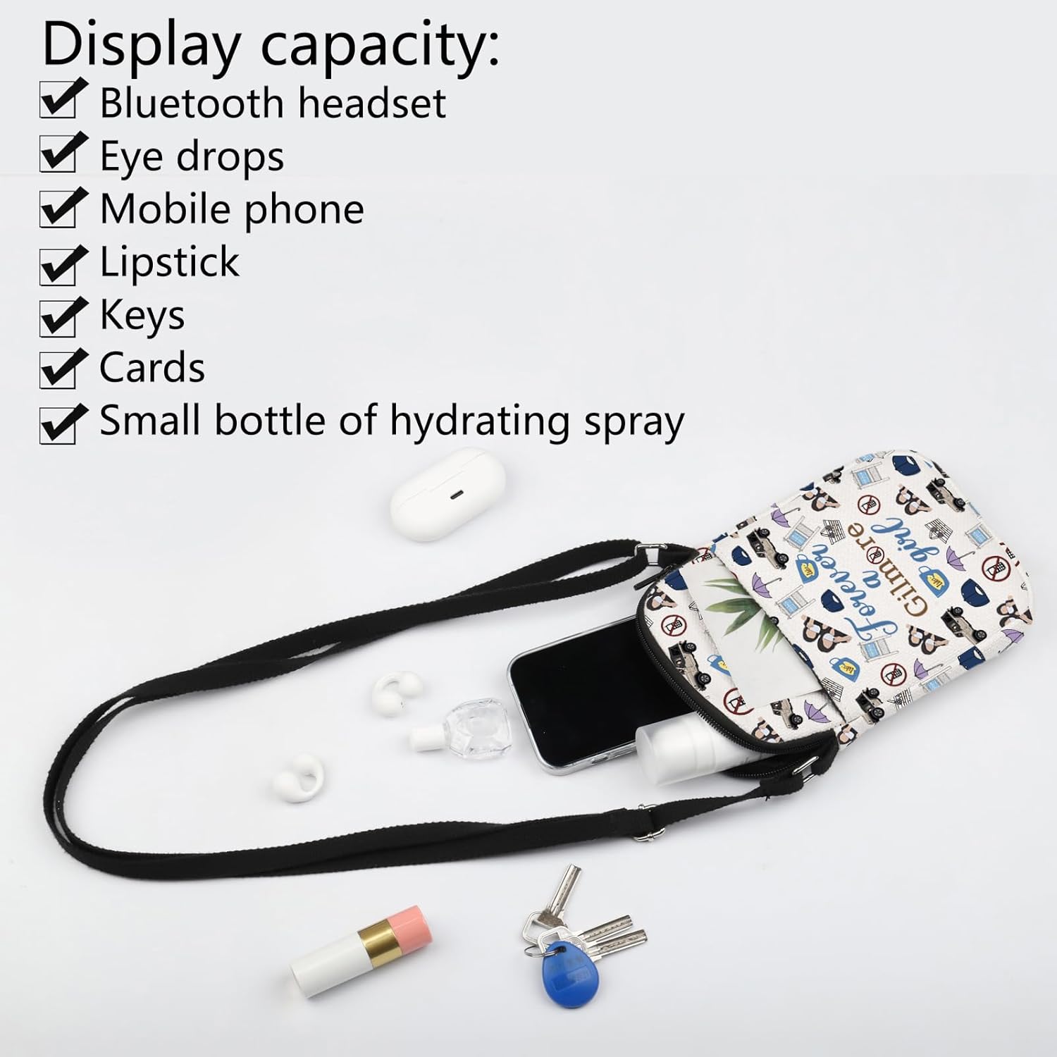 FOTAP Luke's Crossbody Bag Lorelai And Rory Fans Gift Luke's Diner Shoulder Bag TV show Merchandise - Image 6