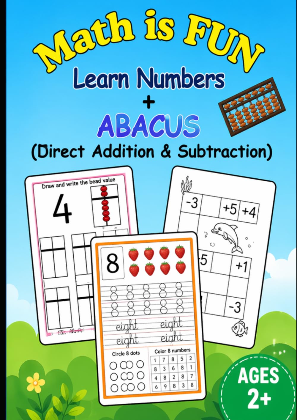 Math is Fun: A Complete Beginner Workbook for Number Tracing, Abacus & Basic Maths