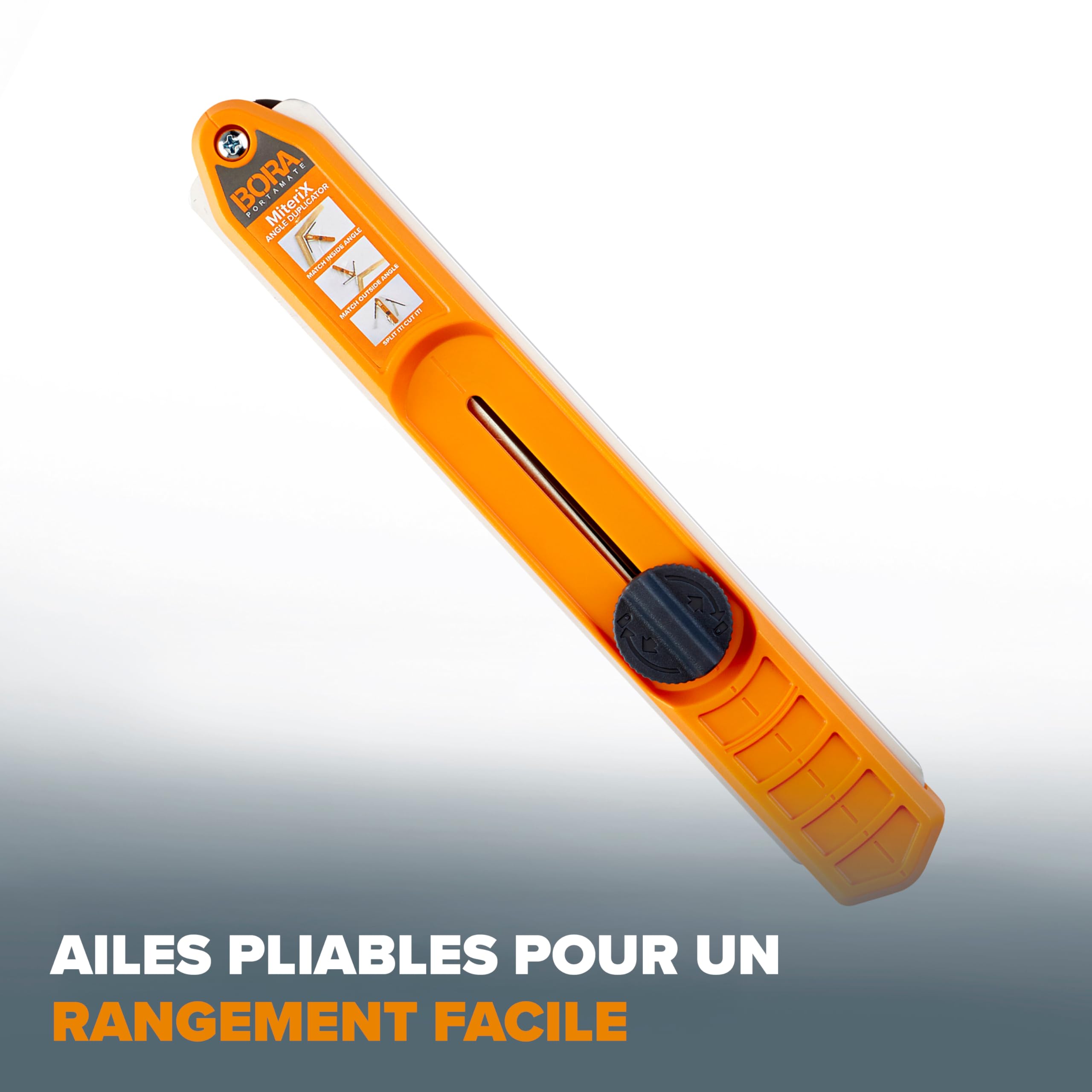 Bora MiteriX 530401 Duplicateur d'Angle Professionnel – Mesure et Transfert Précis pour Scie à Onglet