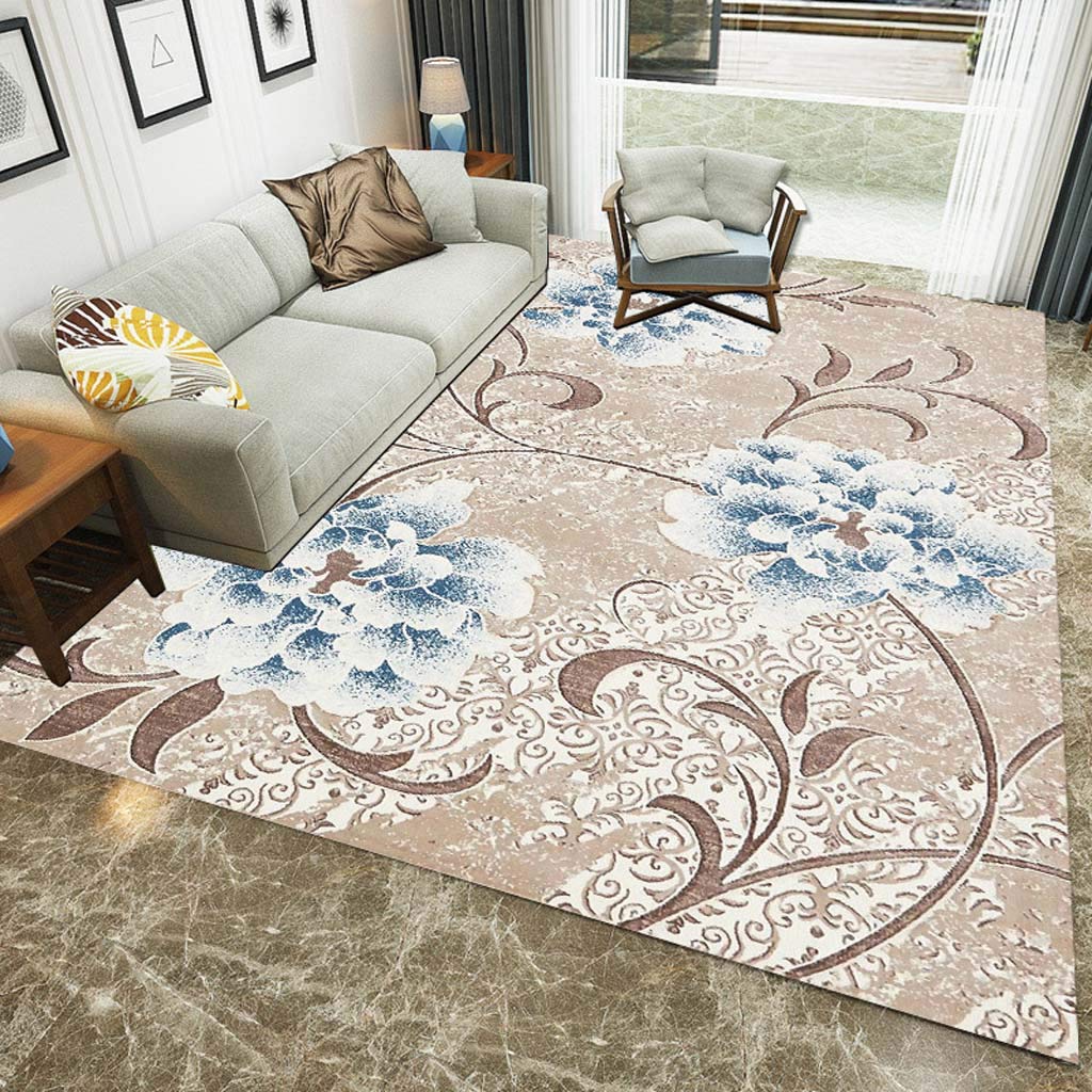 Tapis salon moderne géométrique frais minimaliste de 80x160cm pour sol de chambre
