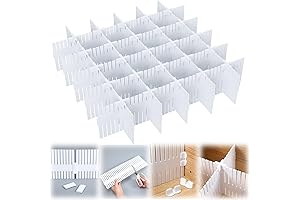 15 Pcs Tall Drawer Dividers for Organization and Storage