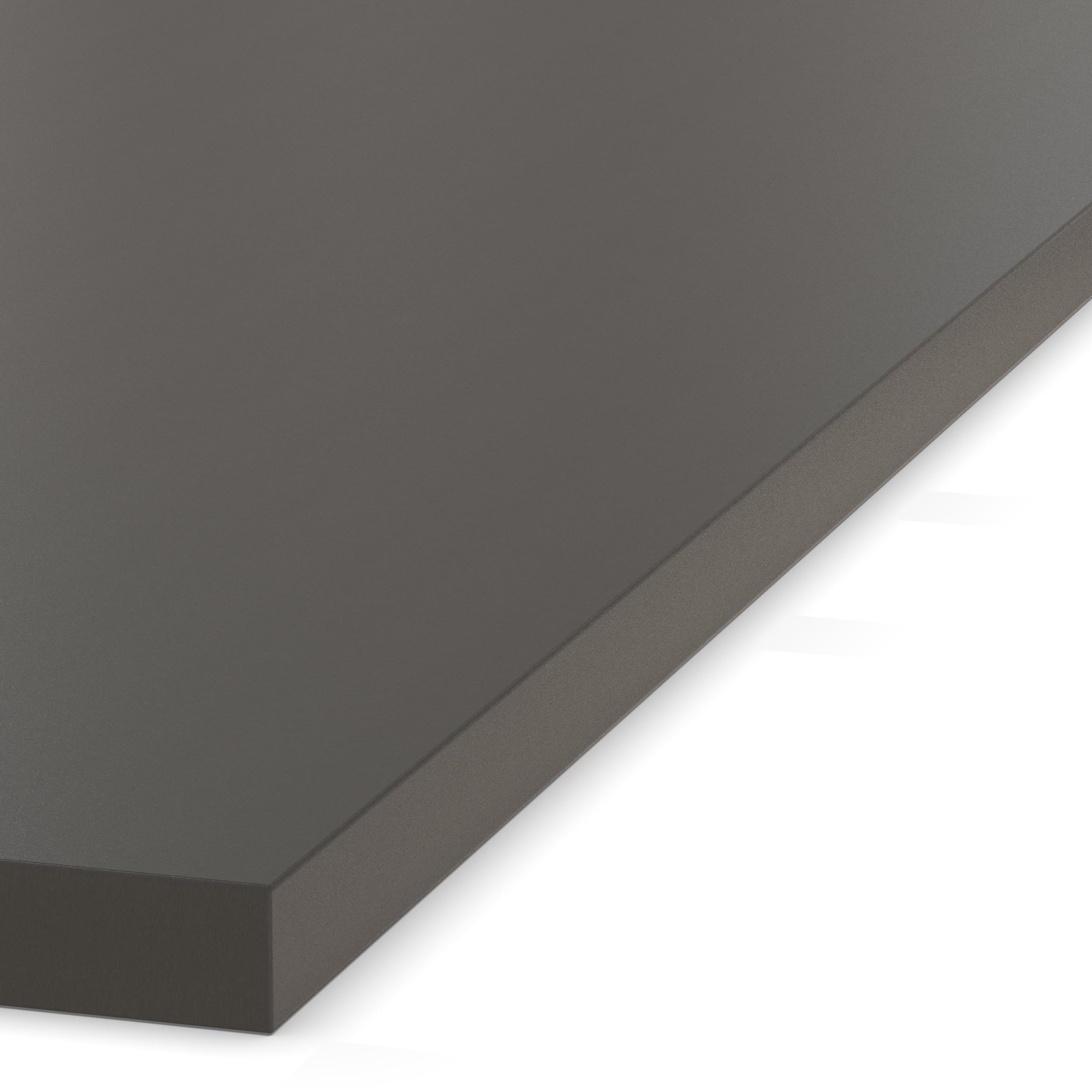 AUPROTEC Piano del tavolo 19 mm, antracite, 50 x 50 cm, truciolato con bordo in ABS da 1 mm e rivestimento in poliuretano, rivestito in melamina, elegante e impermeabile