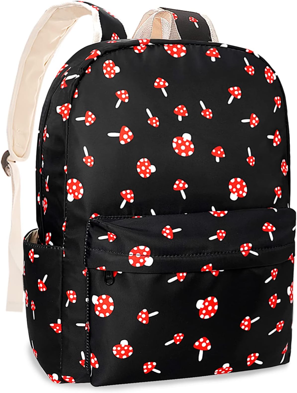 MCWTH Casual Laptop Backpack Canvas Travel Daykpack School Bag Bookbags for Teen Girls and Women
