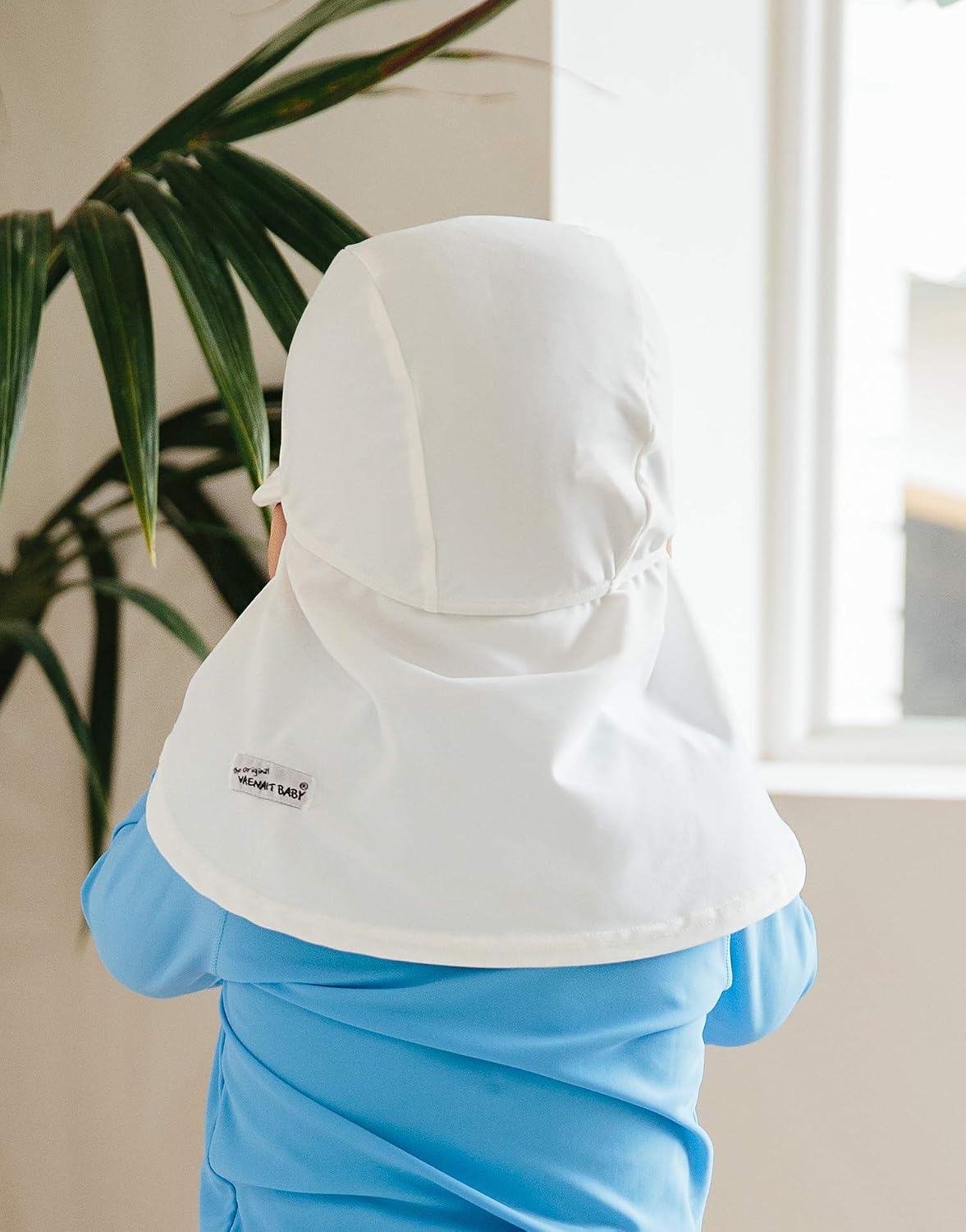 VAENAIT BABY Newborn-7T Toddler Infant Kids Unisex Boys & Girls Sun Protection Sporty Flap Swim hat UPF 50+ UV Flap Cap