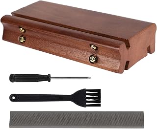 Fret End Beveling File, 3/23/35 Degree Fret End Beveling File Guitar Fret Beveling File Fret Crowning Bass File Practical Luthier Tools for Rounding Shaping And Deburring Frets