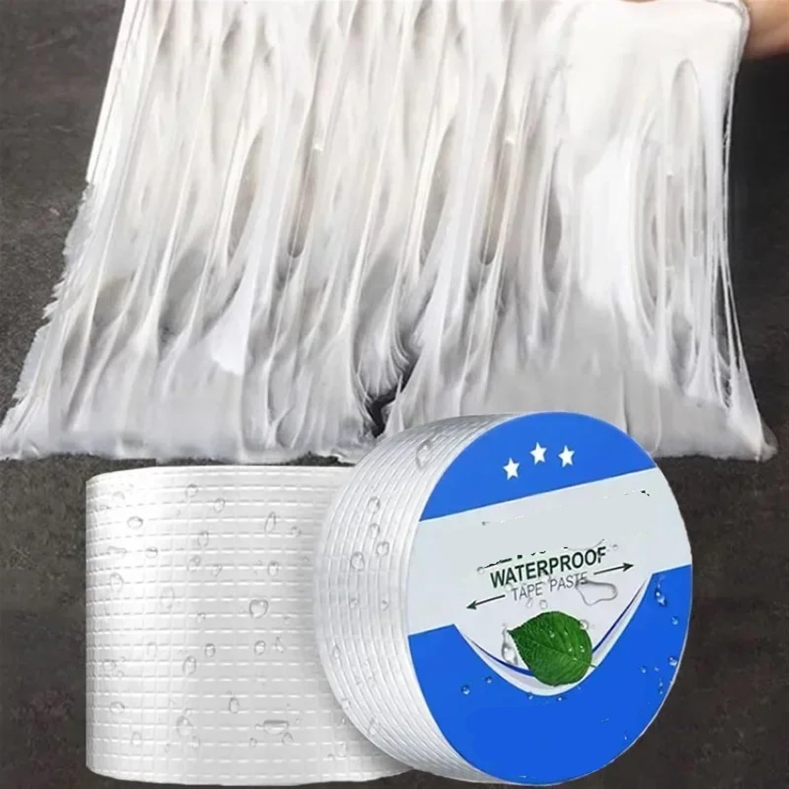 Butyl Band Aluminiumfolie, Butylband, Dach, wasserdicht, Spule, Farbe, Stahl, Fliesen, Rohr, Toilette, Rissreparatur, freiliegendes, selbstklebendes, wasserdichtes Klebeband(Color:20cm x 5 Meter)