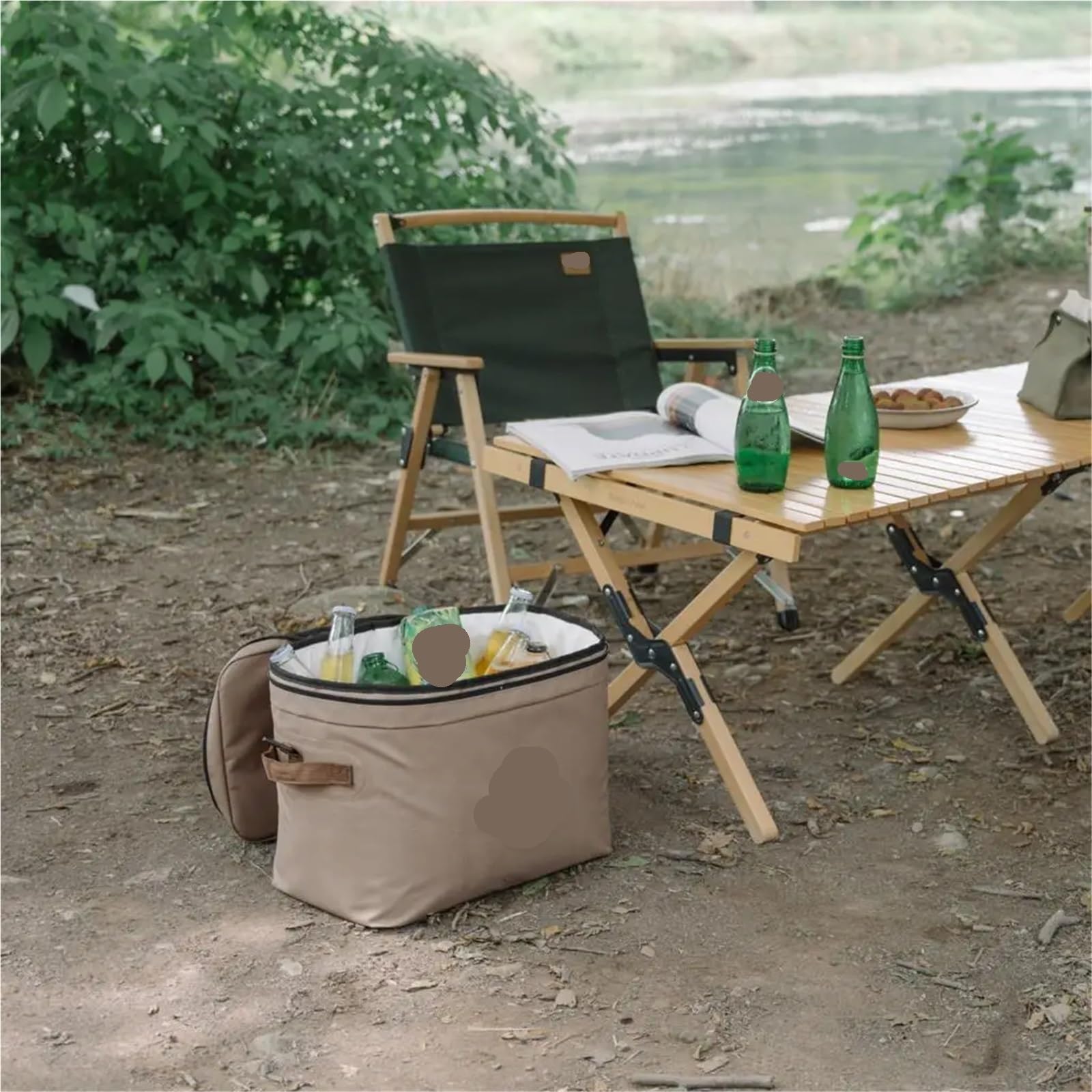 Beach Cooler Bag 20L Ice Pack Camping Travel Scatola Termica Grande Capacità Portatile PVC BBQ Pinic Basket