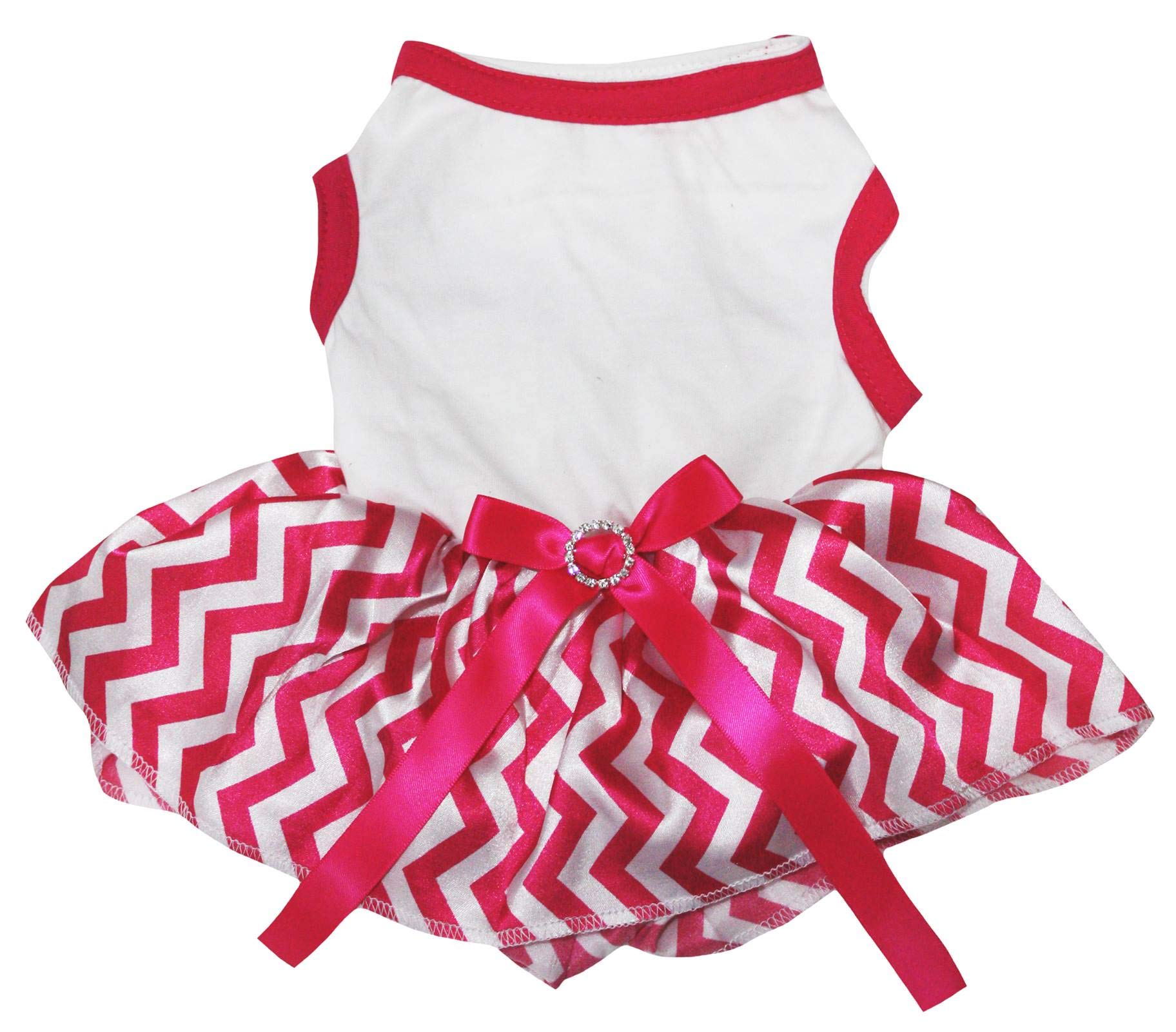 Robe pour chiot design minimaliste blanc uni, accessoire chien confortable