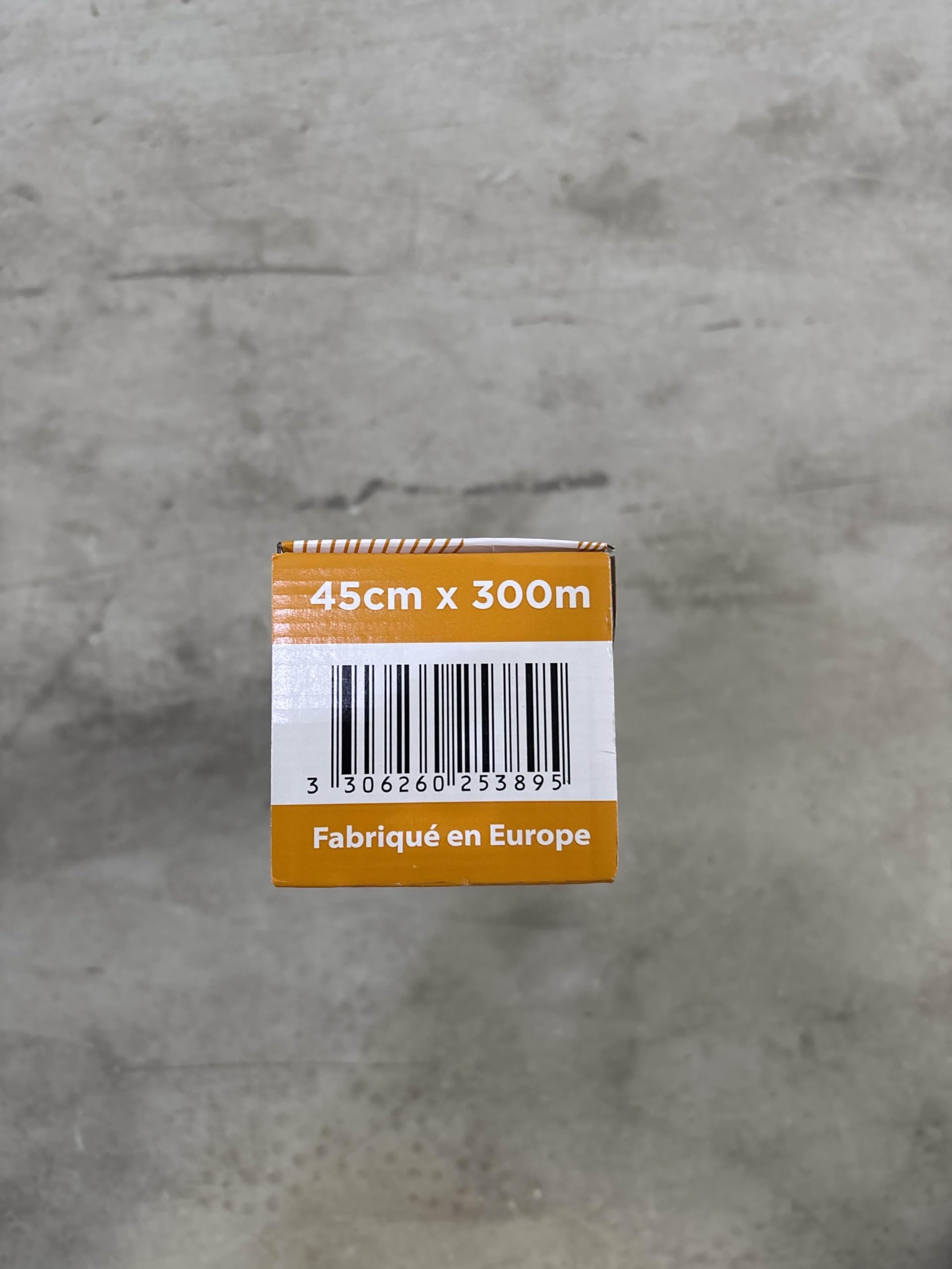 Pellicola in rotoli per alimenti, estensibile con taglio PRO - ZIP, imballaggio alimenti, protezione freschezza, cottura al microonde e congelatore, 45 cm x 300 m, 2 pezzi