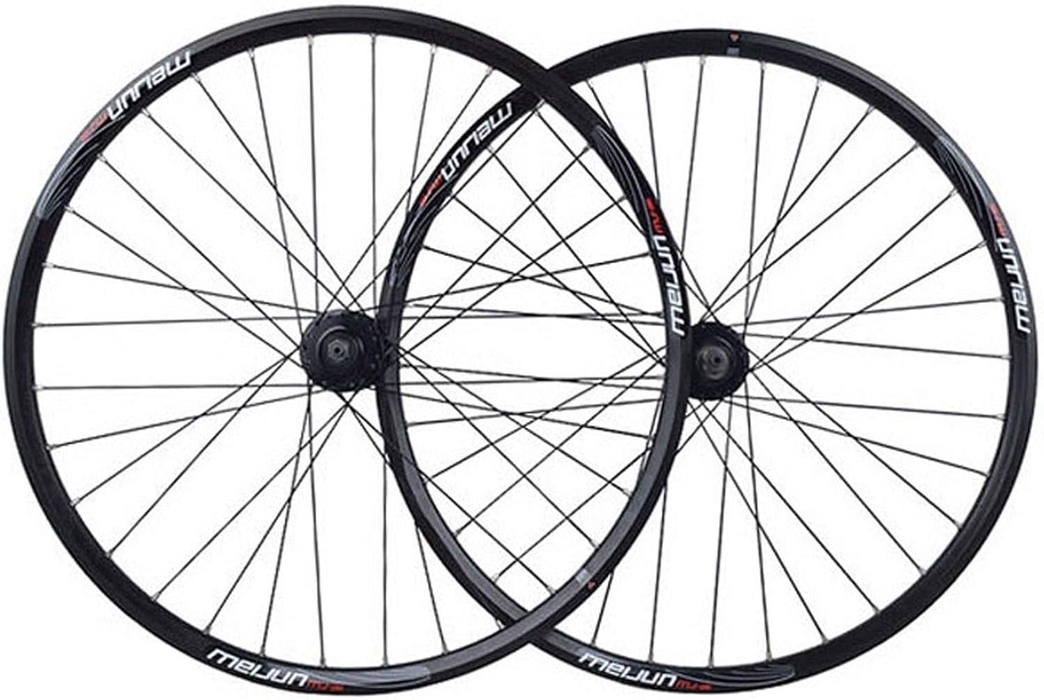 Bicycle Wheelset 26 Inch Wheel With Disc Brake And Quick Release, Double Layer Aluminum Alloy Rim For 7 8 9 10 Speeds (Blue)(Negro)