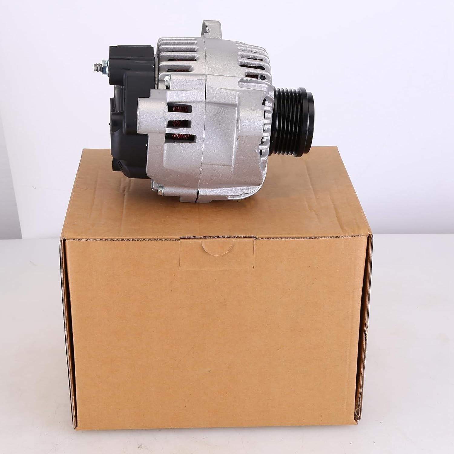 Alternator Fit for 10-12 for Hyundai Santa Fe 10-14 for Hyundai Sonata 10-13 for Hyundai Tucson for Kia Forte 11-13 for Kia Optima Sportage 11-12 for Kia Sorento 12V 110A 6-Groove CW IR IF