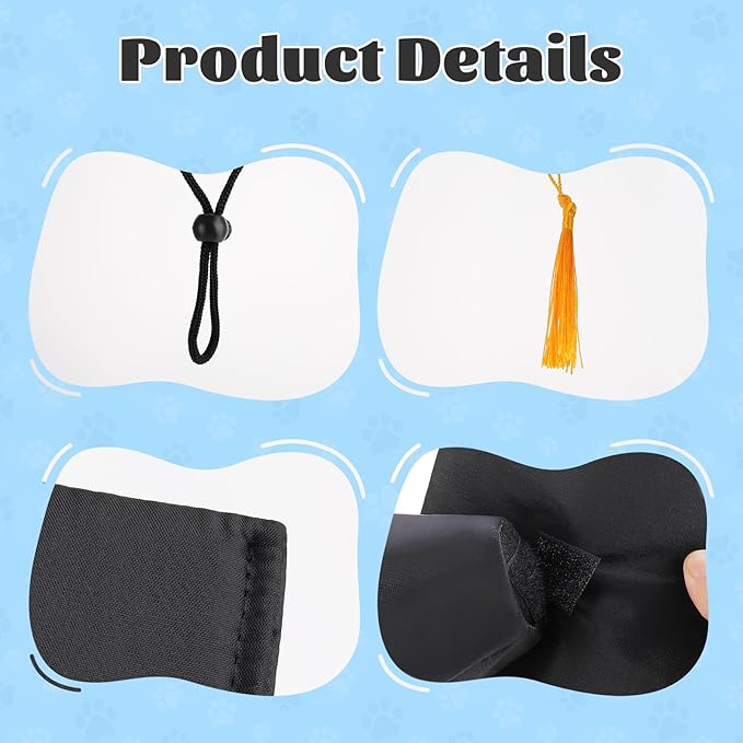 Gorra y Toga de Graduación para Perro con Borlas Doradas 2026 miniatura 2