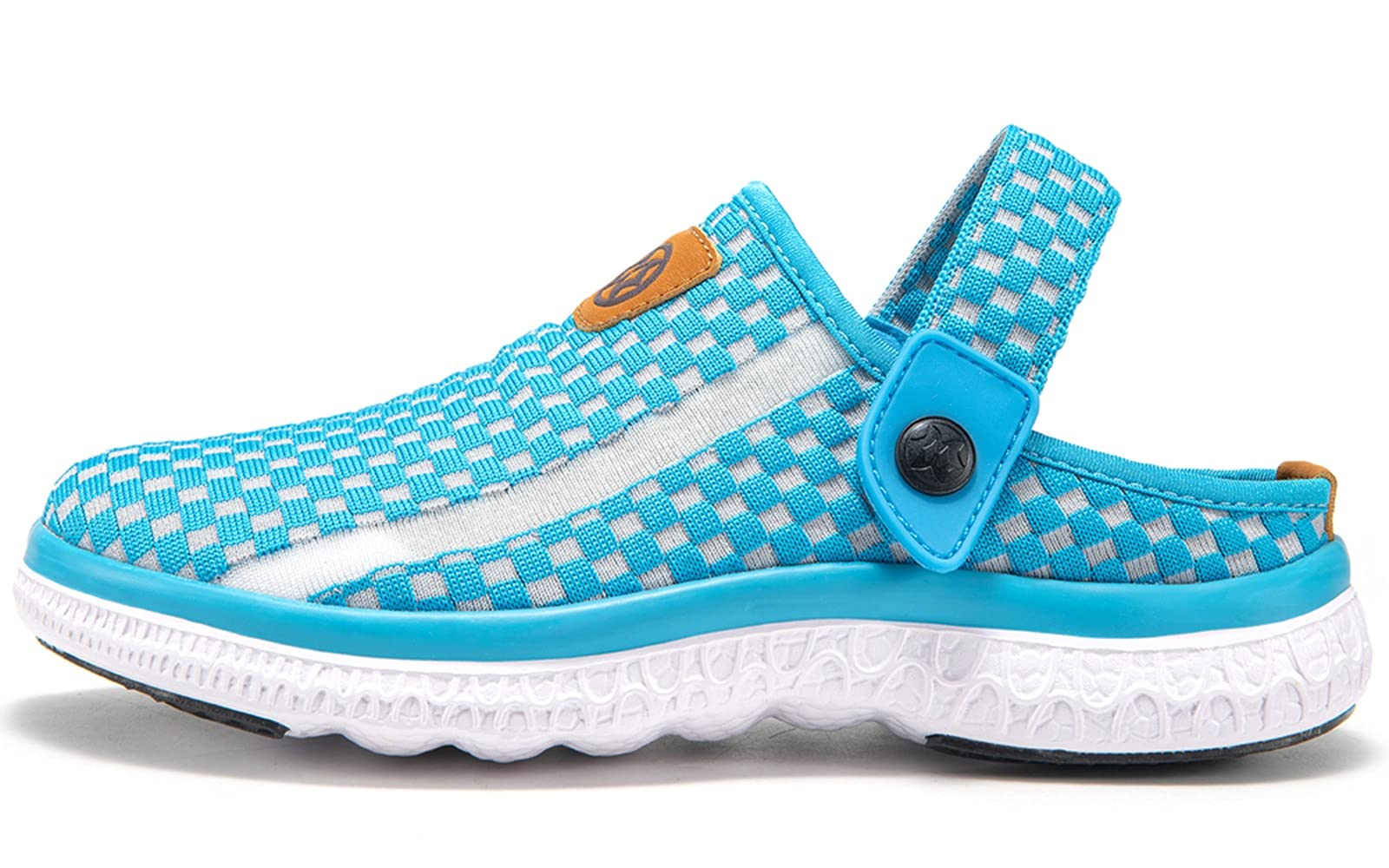 Zoccoli Sabot Uomo Donna Spiaggia Giardino Pantofole Maglia Traspirante Clogs Scarpe da Mare Estate Sandali Antiscivolo Piatto Ciabatte