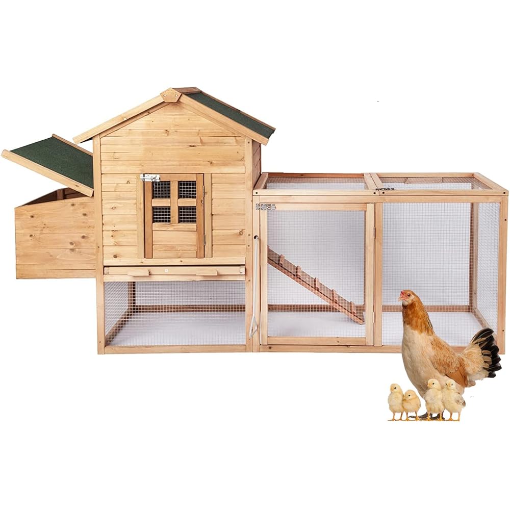 27/mo Finance Chicken Coop, Wooden Chicken Coops for 24 Chickens