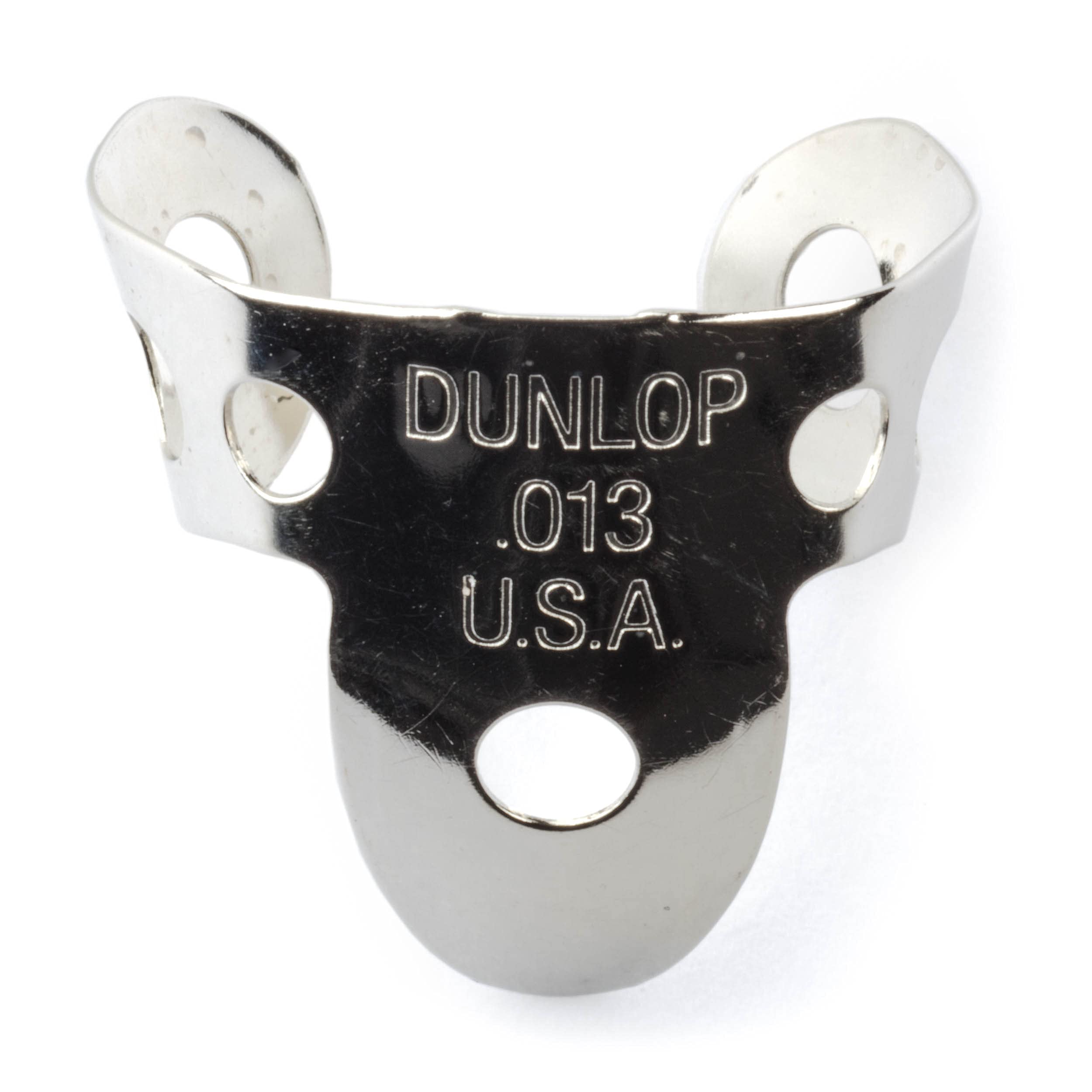 Jim Dunlop Finger- und Daumenplektren, Nickel, silberfarben, Stärke 013 (33P013) 20 .013 NICKEL SILVER