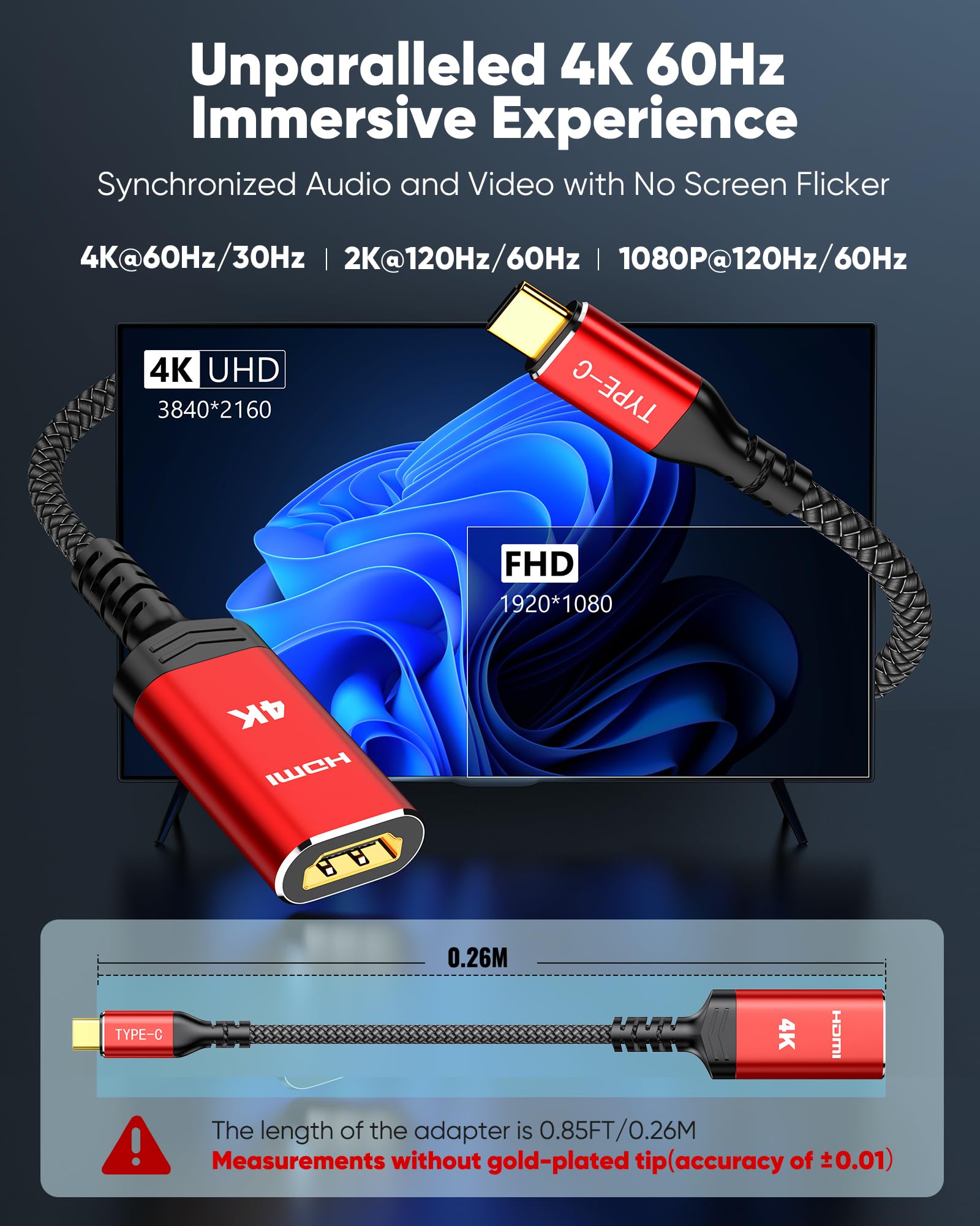 Micro Usb Cable Usb C Hdmi Phone Adapter To Tv Highwings USB C To HDMI Adapter