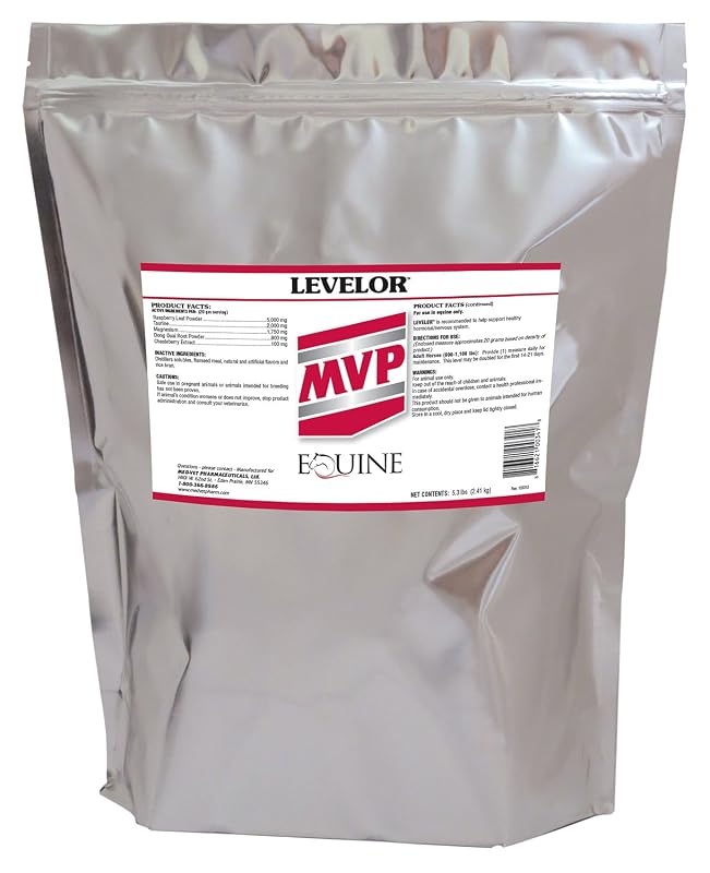 Suplemento em Pó MVP Levelor para Equinos, Sabor Framboesa, 2,4 kg