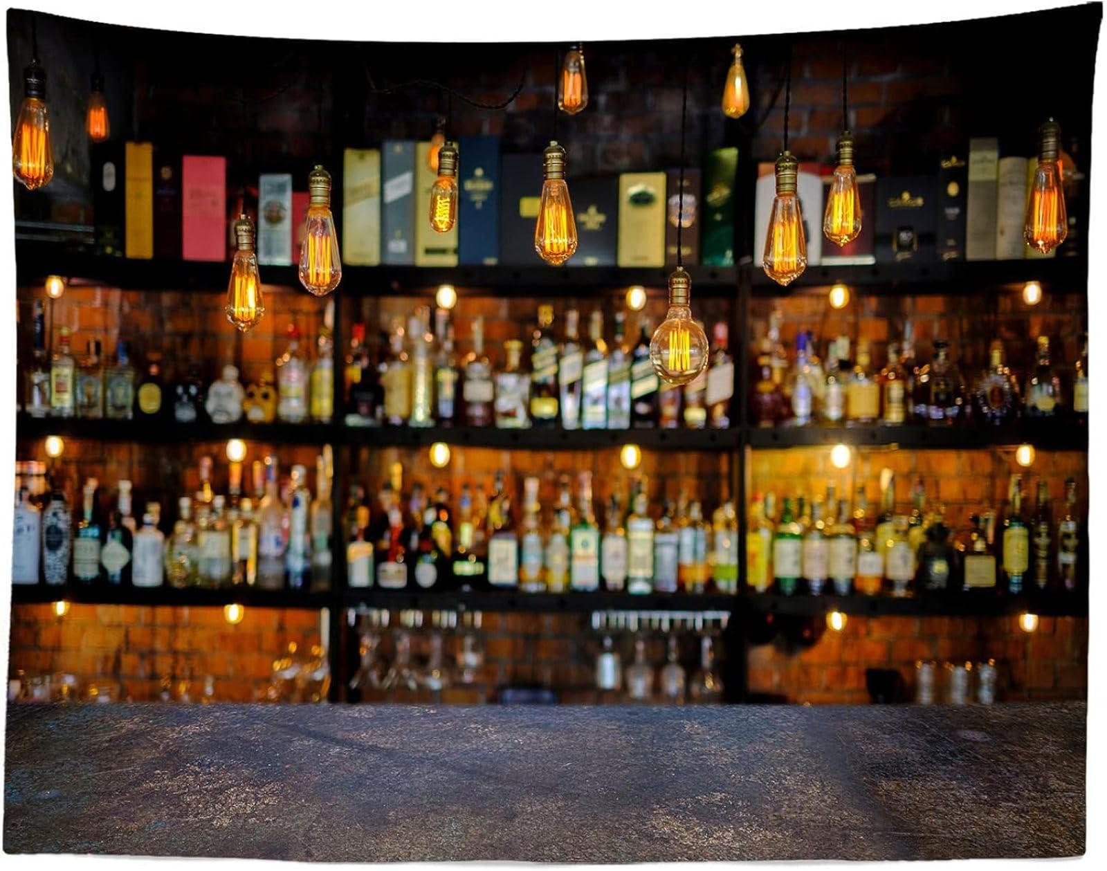 Arazzo Da Parete Grande 220x200 Cm - Stampa 3D Stile Retrò Con Aghi E Clip Inclusi - Decorazione Per Soggiorno E Camera Da Letto - 3