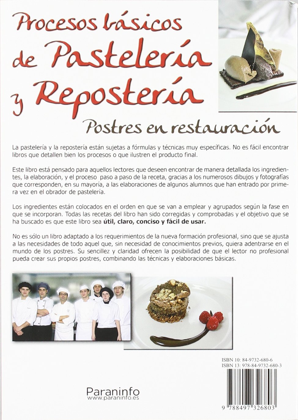 Procesos básicos de pastelería y repostería. Postres en restauración (Hostelería y Turismo)