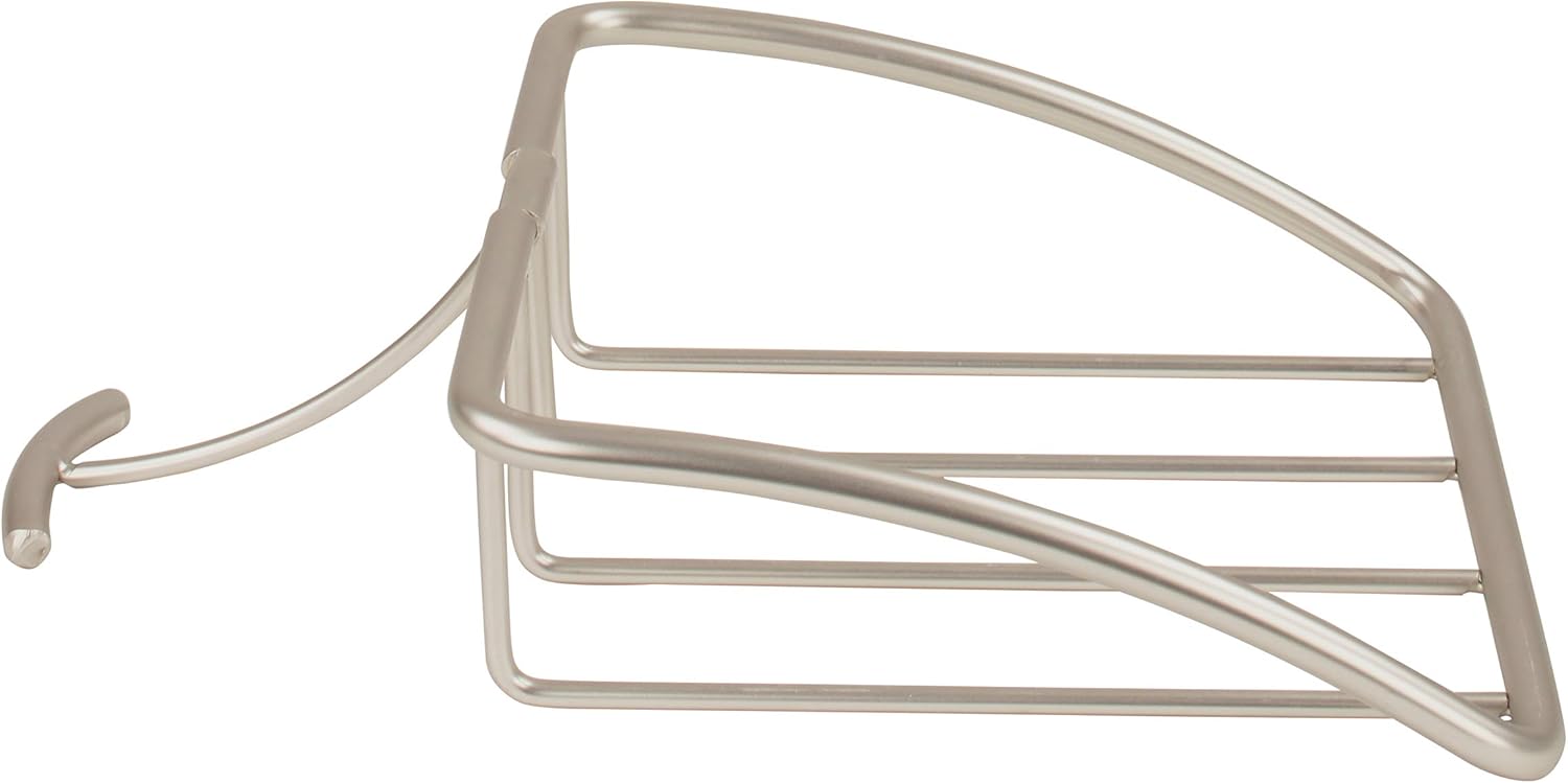 Spectrum Diversified Euro Holder, Flat Standing Weight Arm Modern Kitchen Organization Stand & Paper Cocktail Napkins Dispenser, Satin Nickel