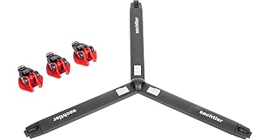 Sachtler Flowtech 75 GS (4587) Carbon Fibre Tripod with Quick Release, Graphite Silver, Compatible with DSLR, Mirrorless, Video Camera (up to 10.3 pounds)
