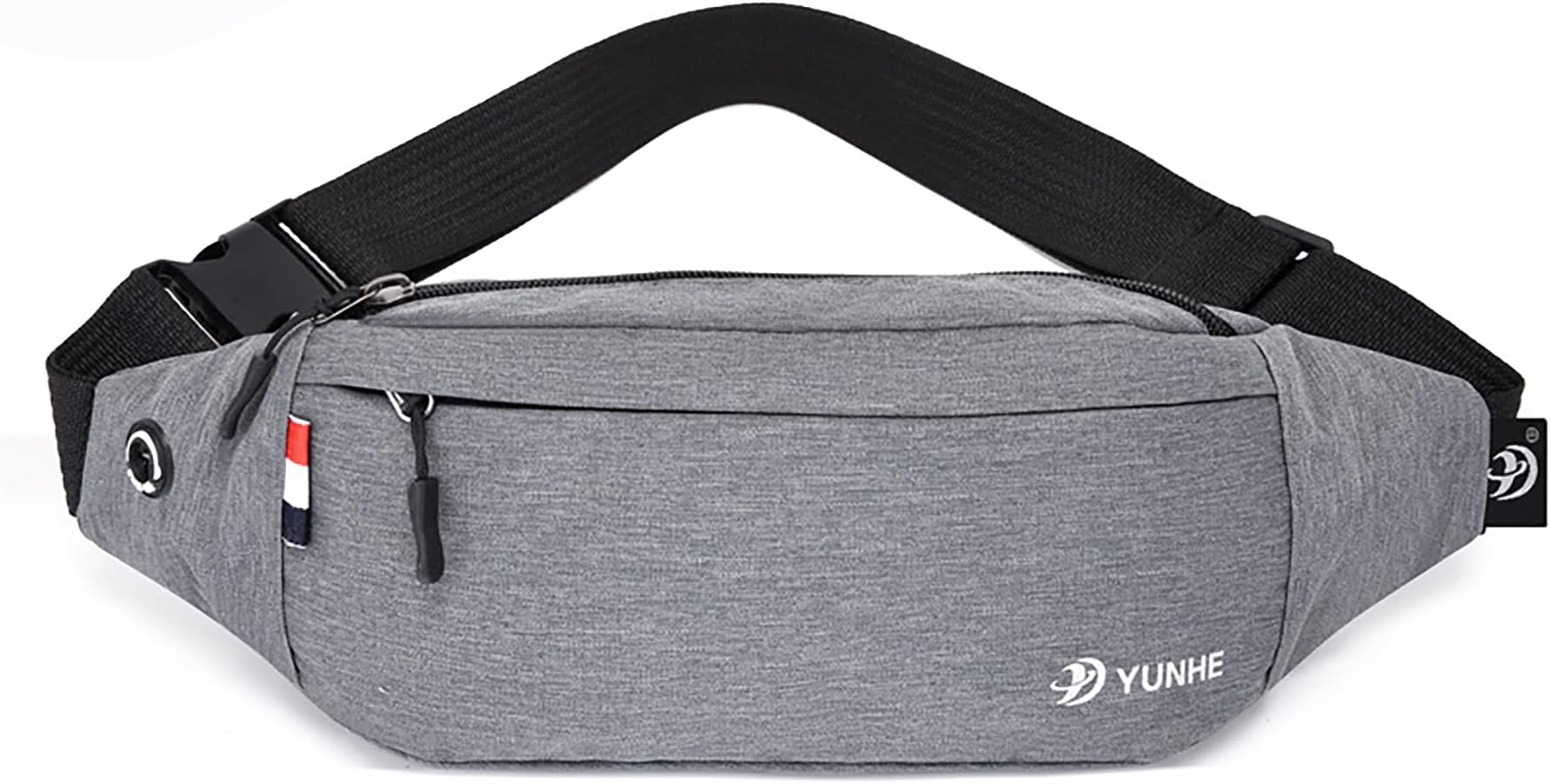Bum Bag for Men and Women, Fashionable Unisex Bumbags for Ladies, Large Capacity Waist Fanny Pack, Waterproof with Adjustable Belt (Grey