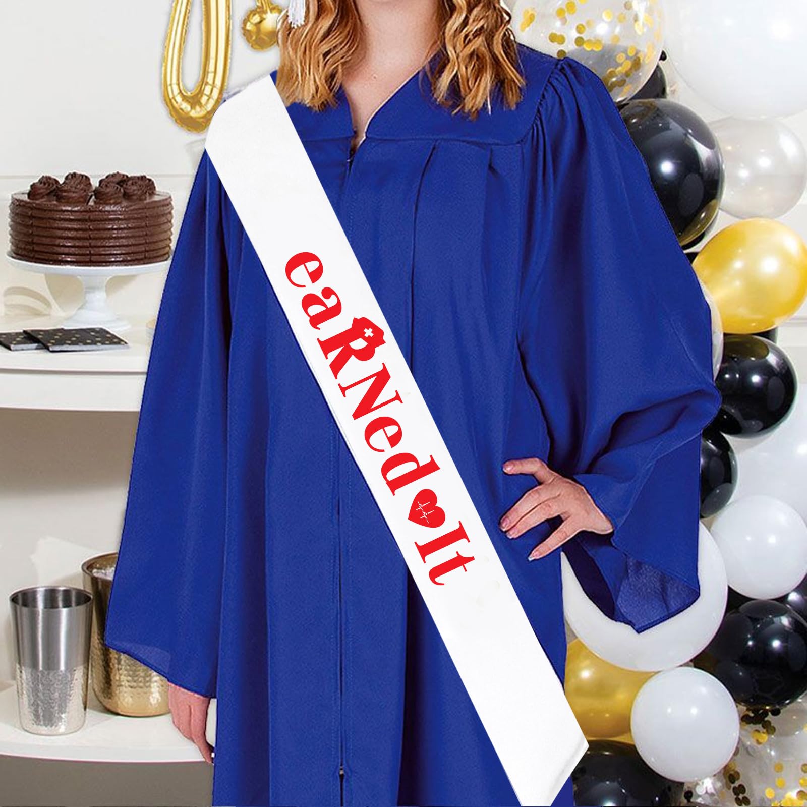 Earned it Sash, Happy Nurse School Graduation Sash - Earned it Nurse RN Finally Graduated Satin Sash - Class of 2026 Graduation Party Decoratuions