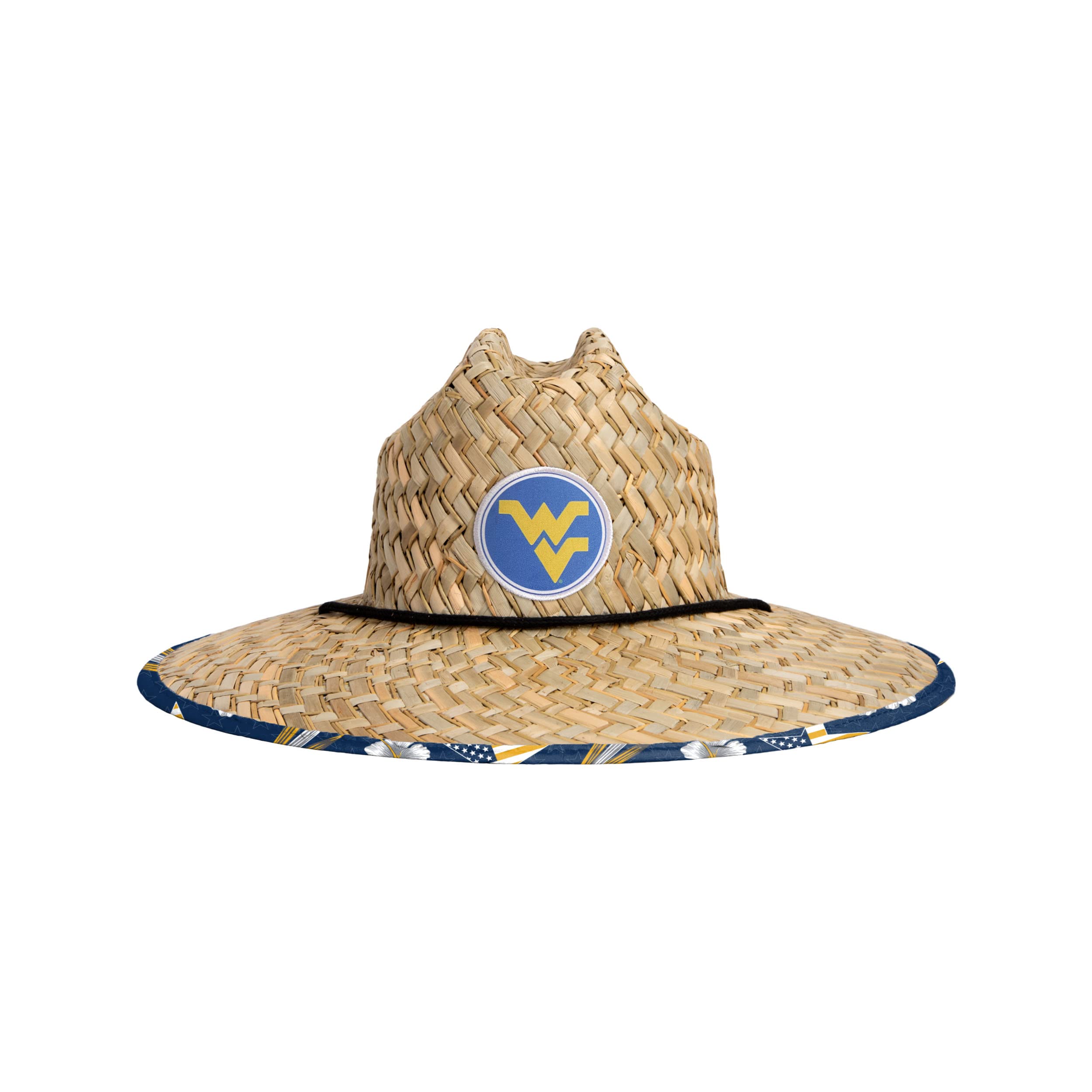 FOCO West Virginia Mountaineers NCAA Americana Straw Hat