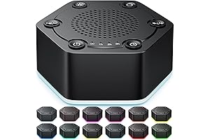 High Fidelity White Noise Sound Machine with Soothing Rain Sounds