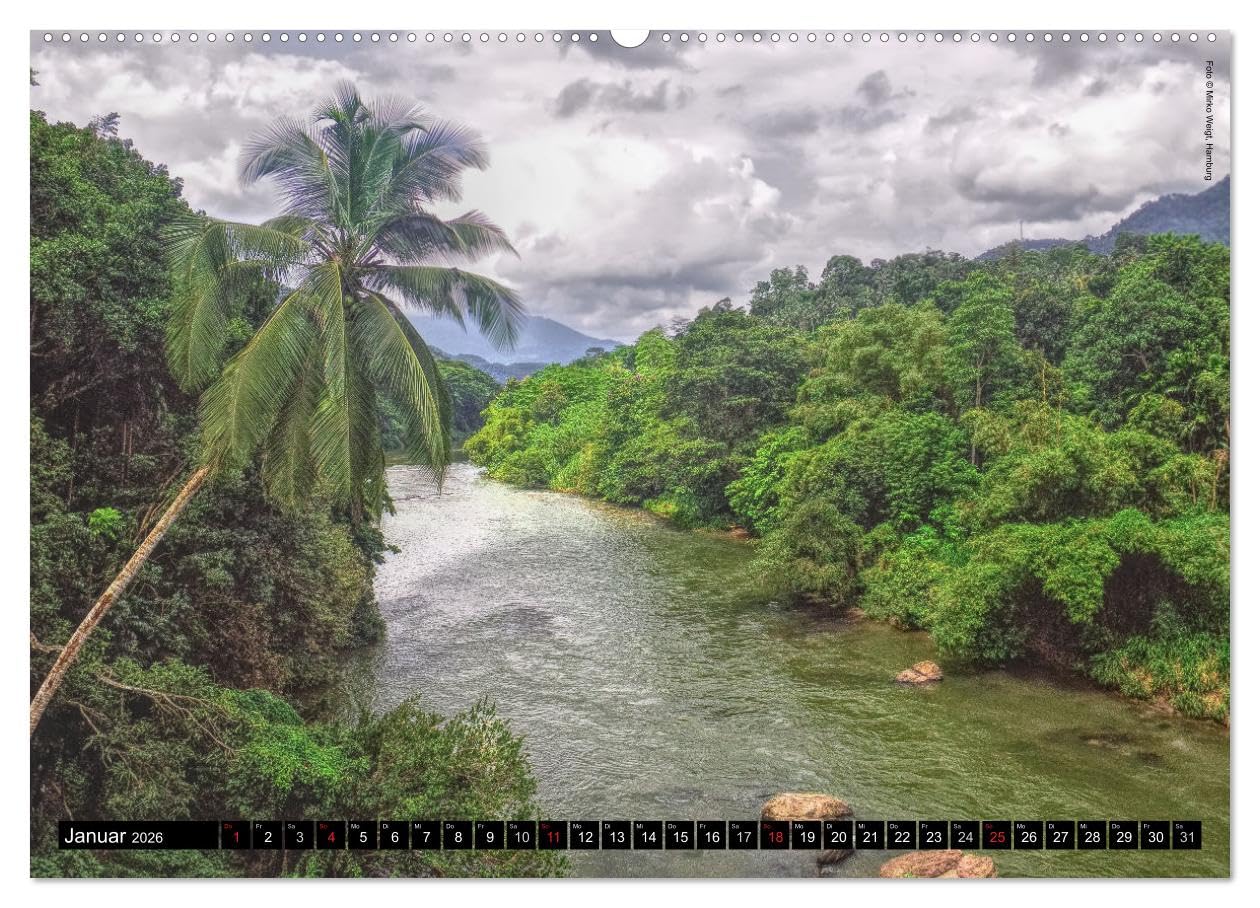 Sri Lanka 2026 – Exotische Welt (hochwertiger Premium Wandkalender 2026 DIN A2 quer), Kunstdruck in Hochglanz: Beeindruckende Naturlandschaften und ... in hochauflösenden Bildern (CALVENDO Orte)