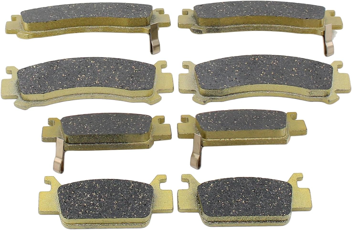 Front and Rear Brake Pads for Honda Pioneer 1000 Pioneer 1000-5 SXS 1000 2016-2022