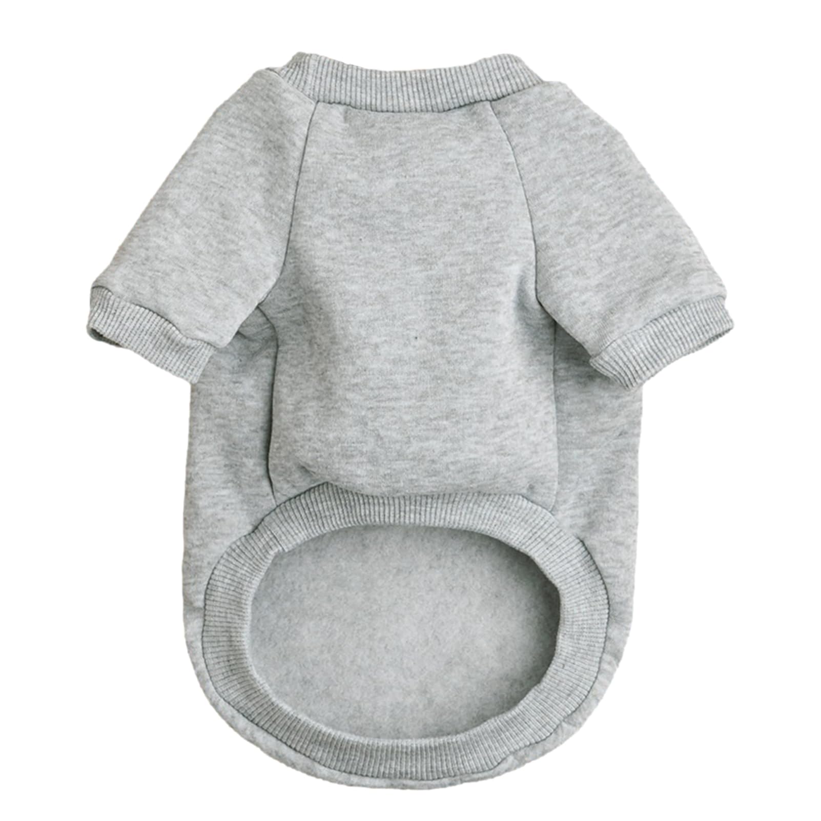 Suéter para cachorros para perros pequeños, ropa cálida de invierno para gatos, sudadera de punto para perros y gatitos, gris, talla S