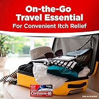 Vista 9 de Cortizone-10 Maximum Strength Overnight Itch Relief Cream, 1% Hydrocortisone, Fast-Acting, Lavender Scented Anti-Itch Cream for Bug Bites, Rash