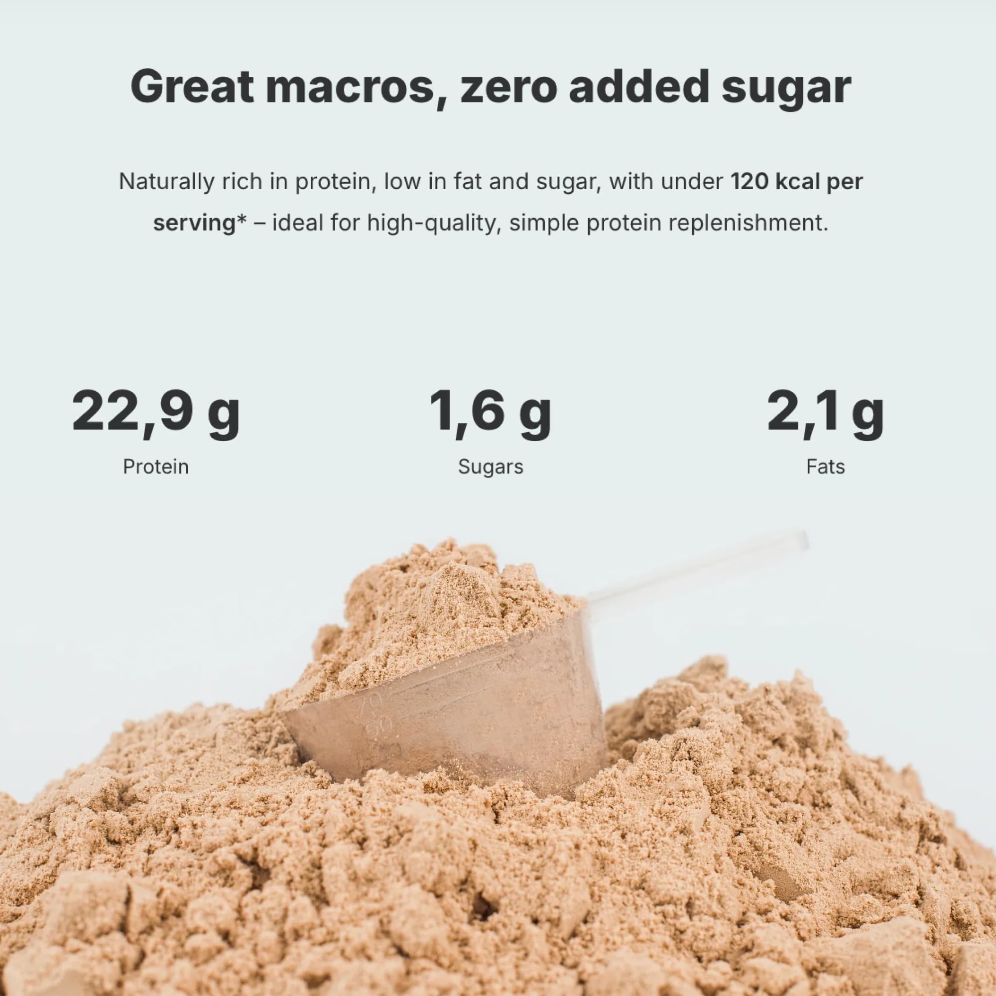 Vilgain Whey Protein sans lactose (1000g) Chocolate Shake – Protéine sans lactose de lait de pâturage, édulcorée à la stevia, ultrafiltrée & crémeuse, High Protein pour musculation & maintien