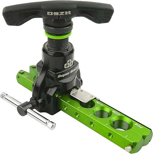 Miniatura 8 de Super Stars Kit de herramientas de abocinación de 14 a 34 pulgadas, herramienta de llamarada simple HVAC 45 tipo excéntrico herramienta de llamarada