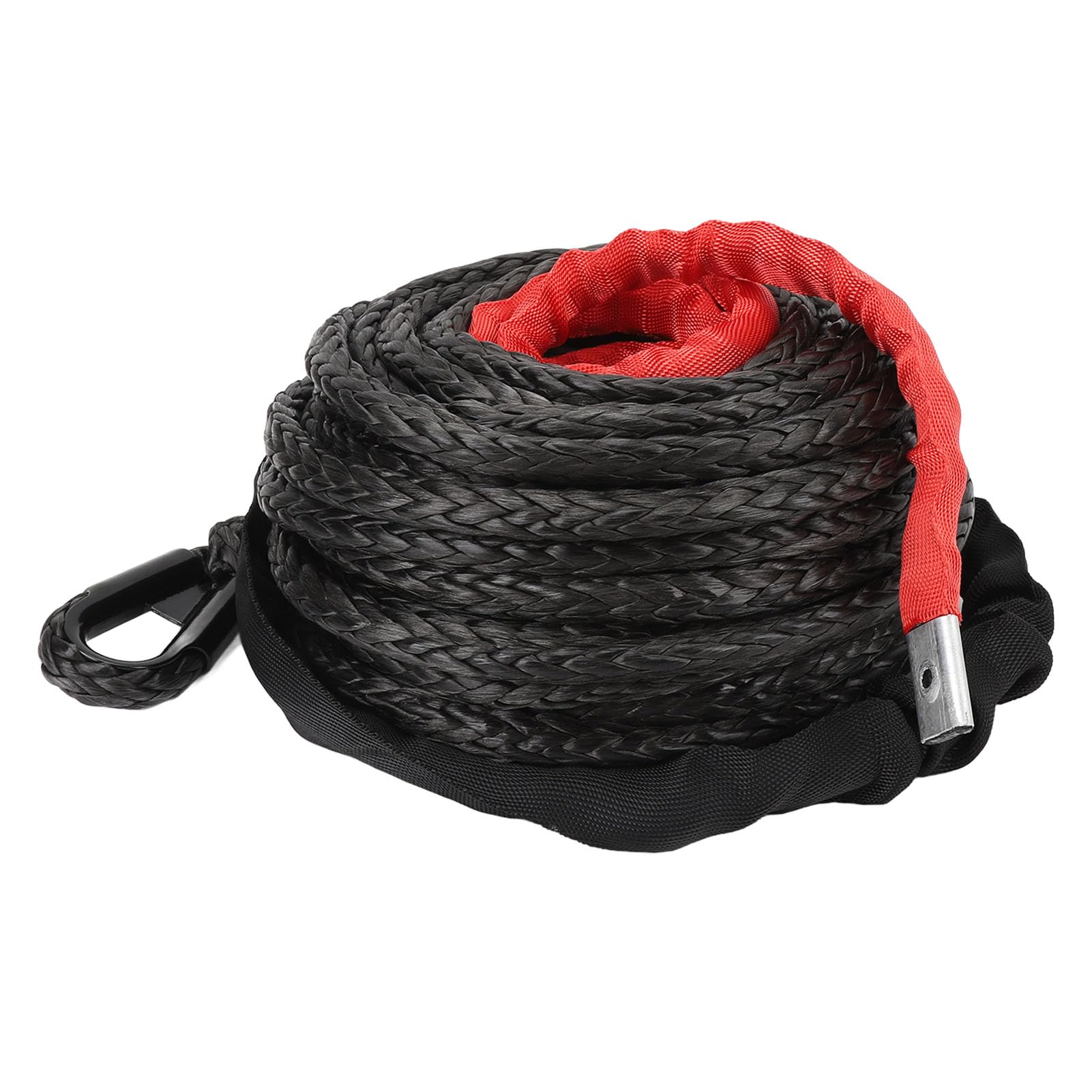 Cable Sintético Duradero 7,5T de Cuerda de Cabrestante para Entusiastas del Aire Libre, Vehículo Todoterreno 4WD