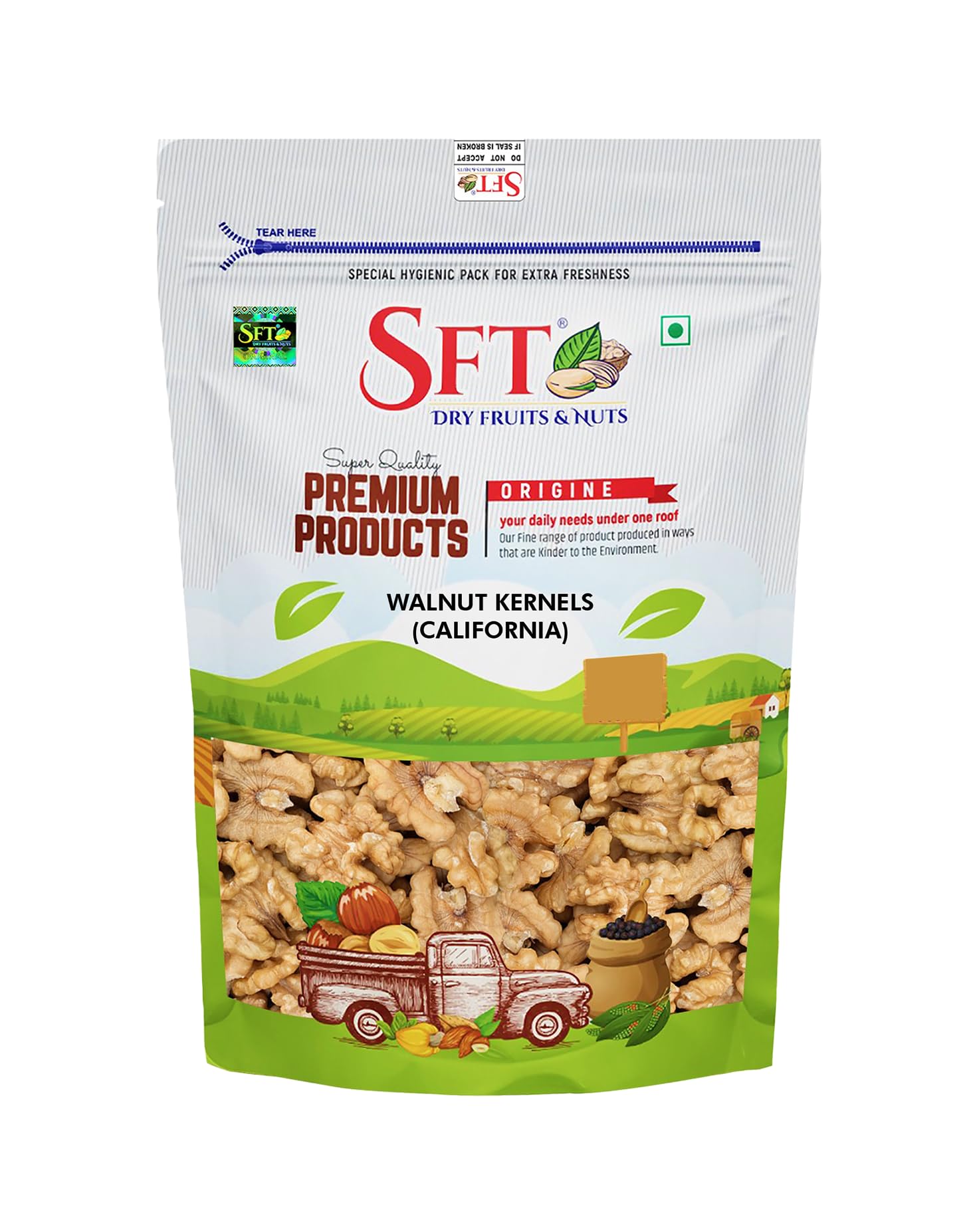 SFT Pure Walnuts/Akhrot, 500g, Crunchy Nuts, Rich in Dietary Fibre, Protein & Magnesium-image-35