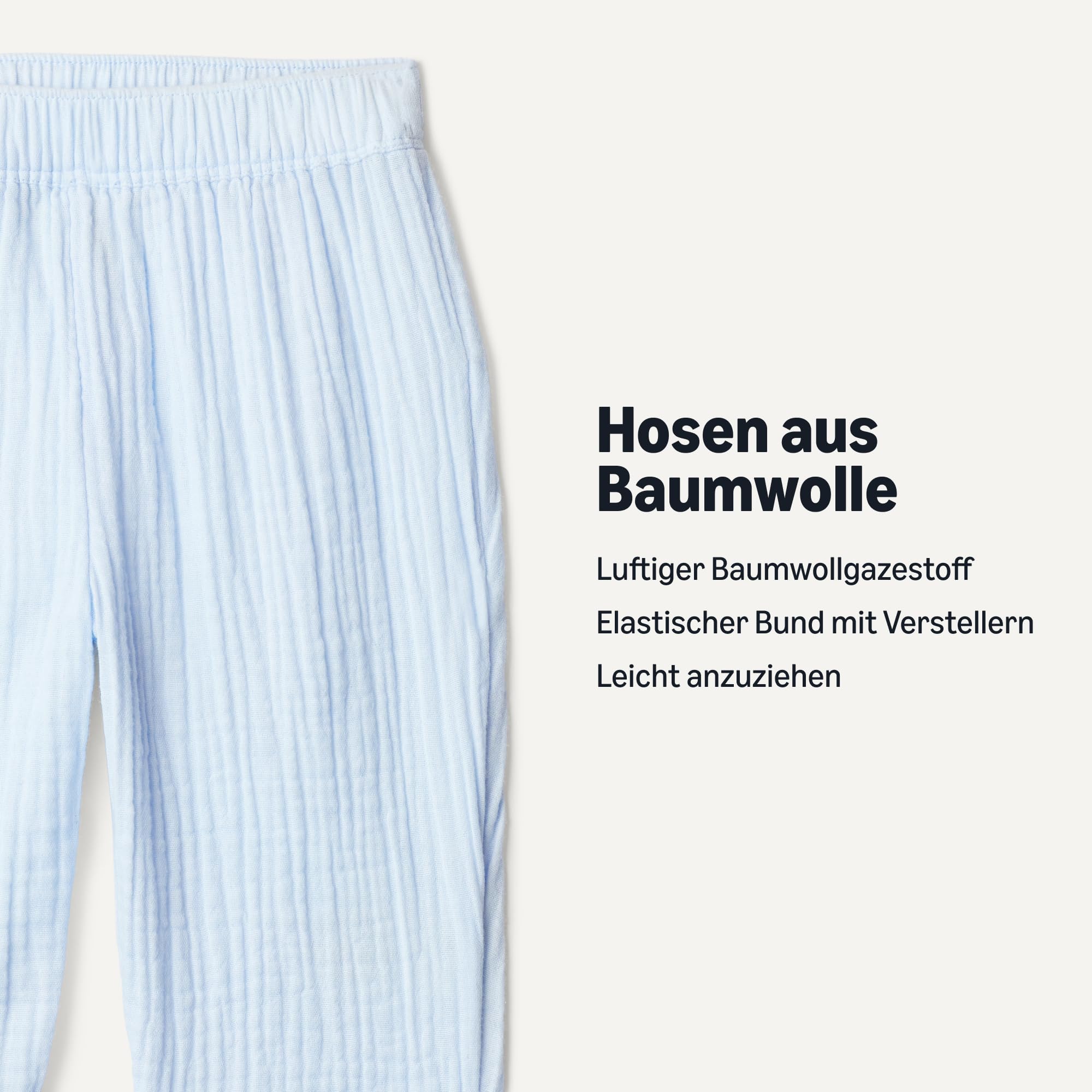 Amazon Essentials x Sofia Grainge Unisex Baby Verstellbare Hose aus Baumwollgaze