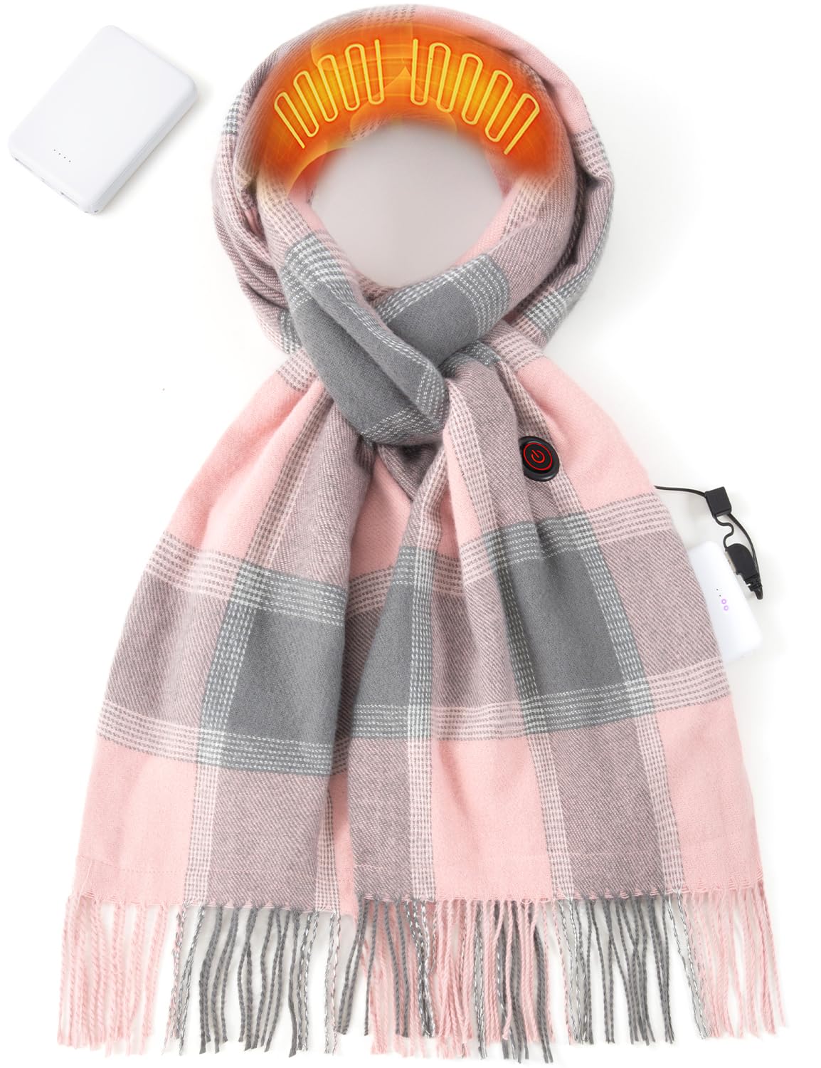 Heated Scarf for Women Rechargeable with Battery