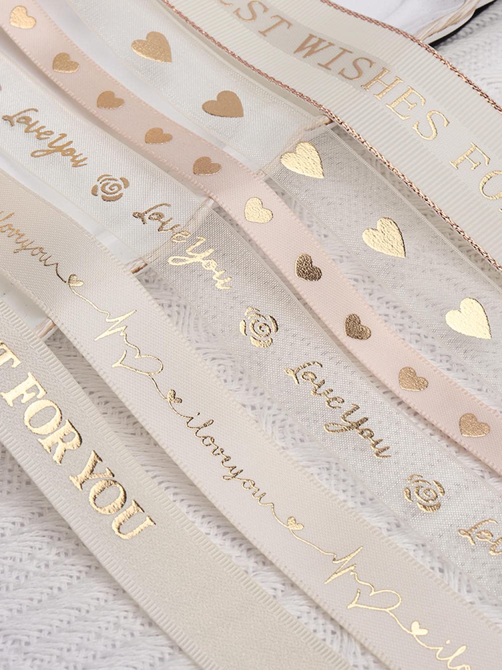 Ribbons For Gift Wrapping Ribbon For Fabric Satin Ribbons Kolor Z Urodziny Walentynki Prezent Prezent Pudełko Dekoracja Wstążka Ślub Ślub Kwiaty Opakowanie Wstążka-Dziękuję (2 Cm Szerokości)